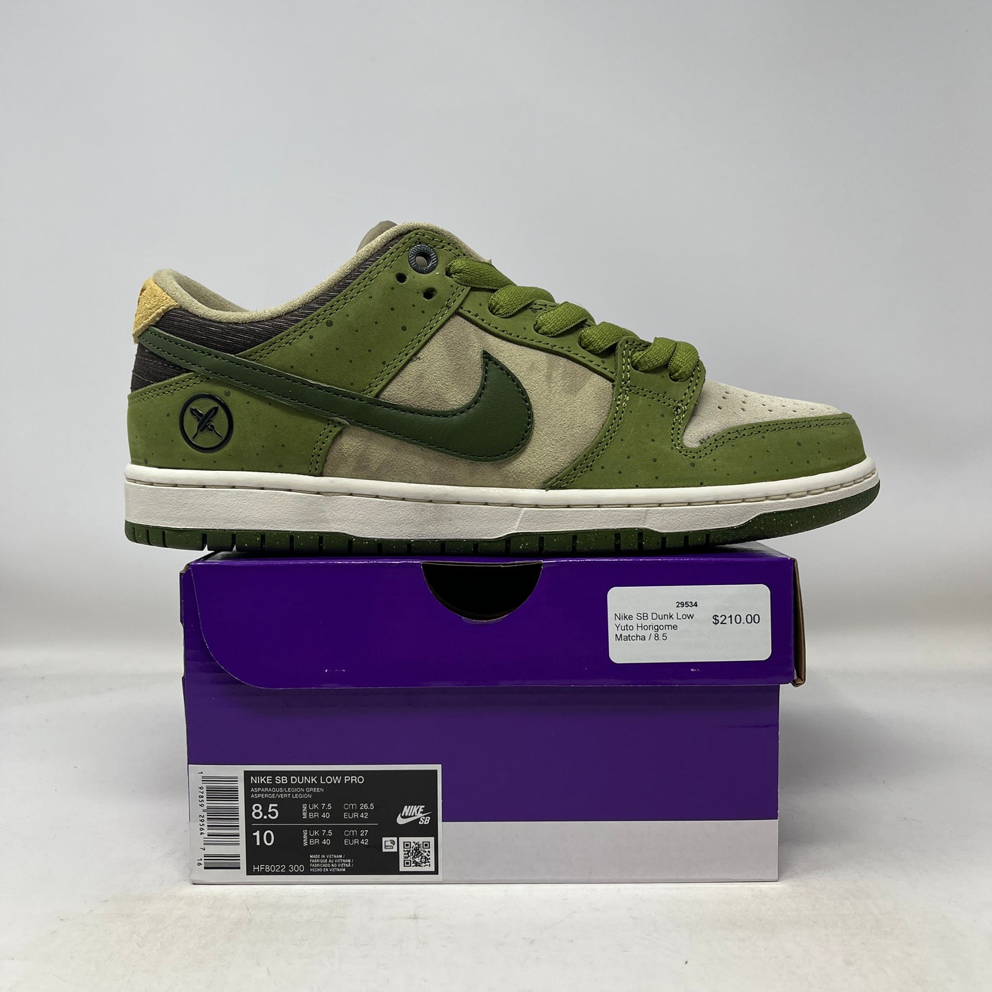 Nike SB Dunk Low Yuto Horigome Matcha