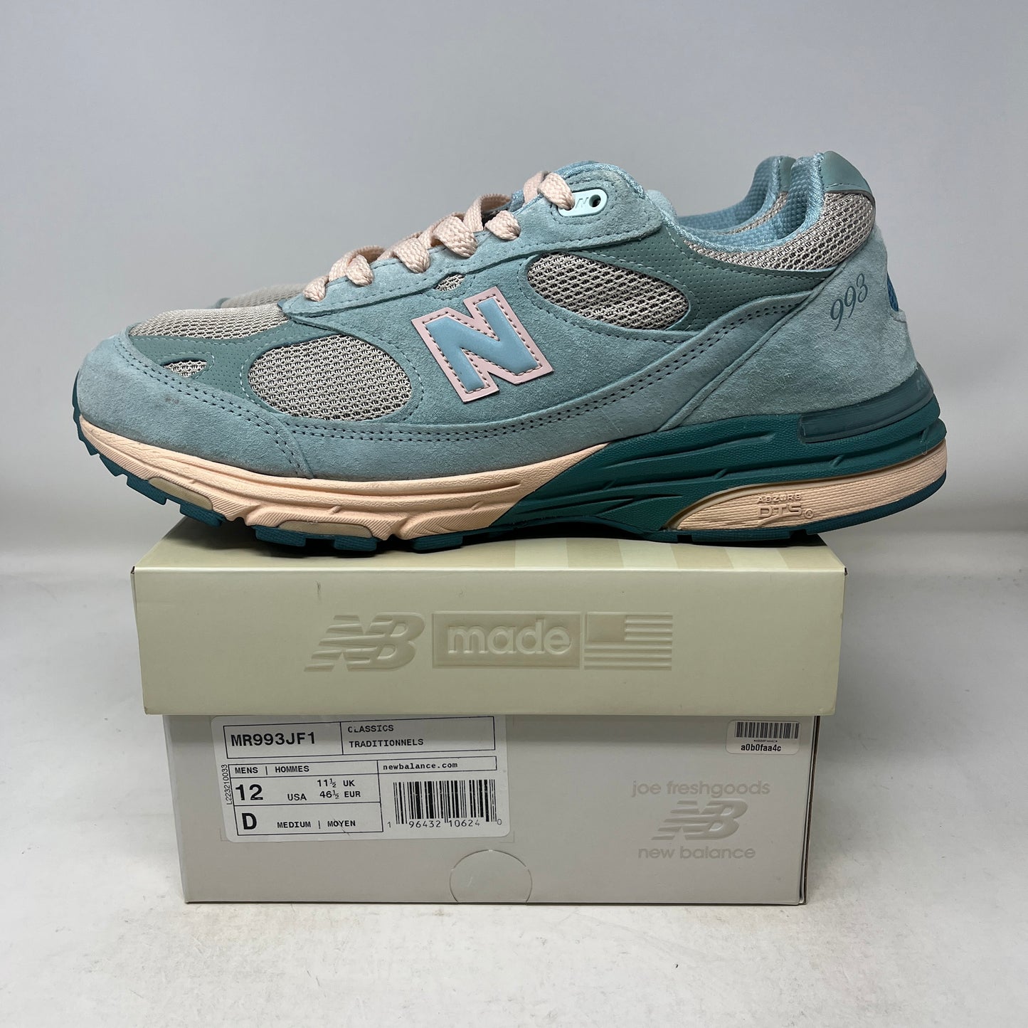 New Balance 993 Joe Freshgoods Performance Art Arctic Blue Used