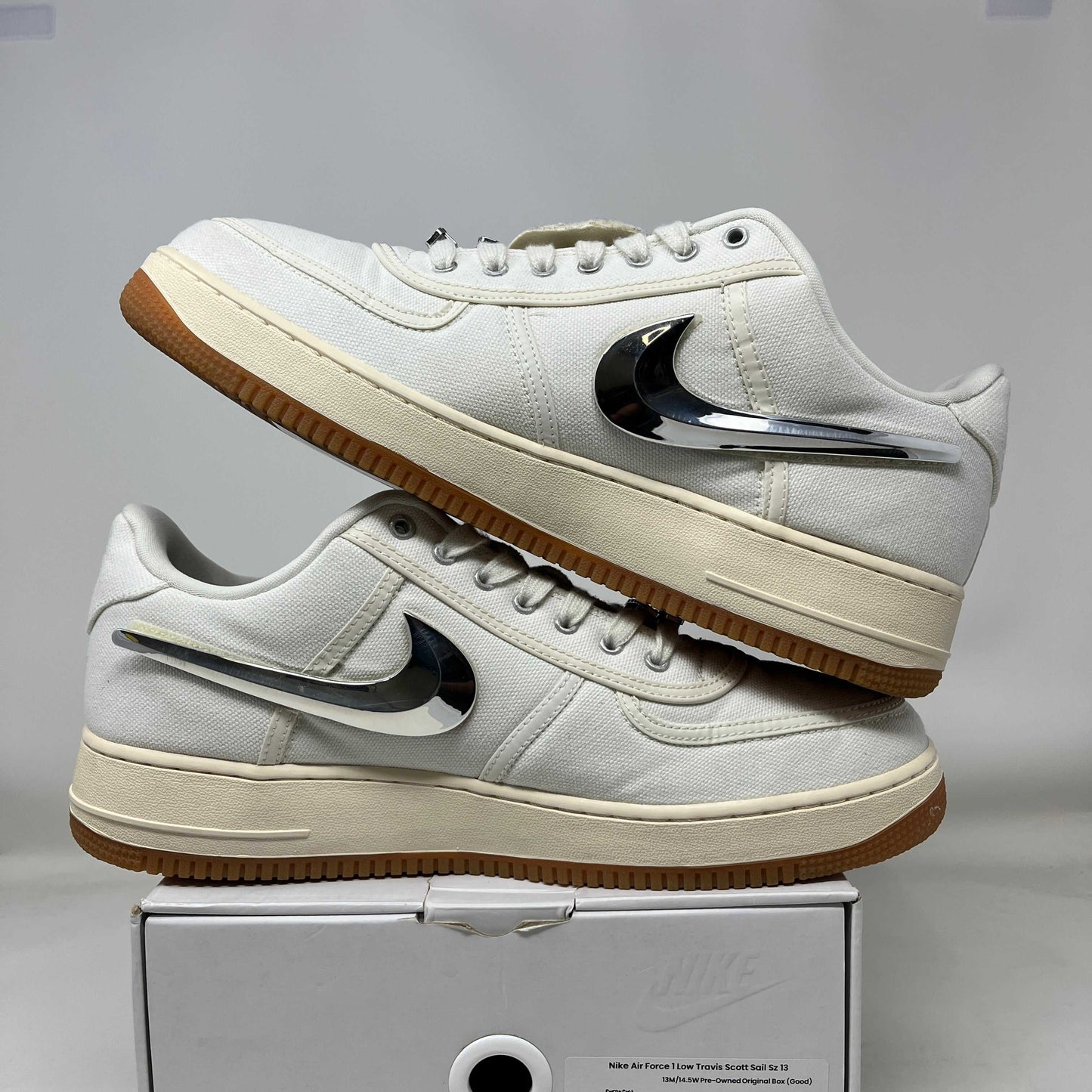 Nike Air Force 1 Low Travis Scott Sail Used