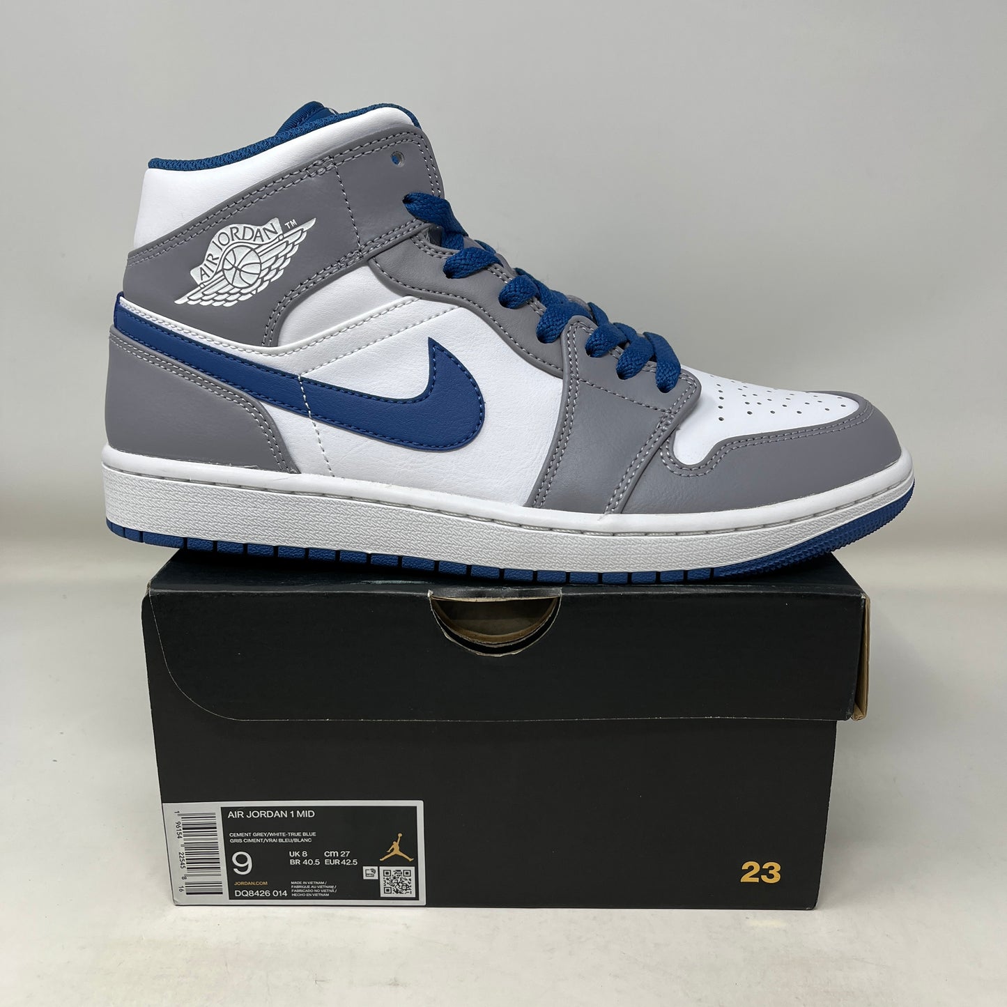 Jordan 1 Mid True Blue