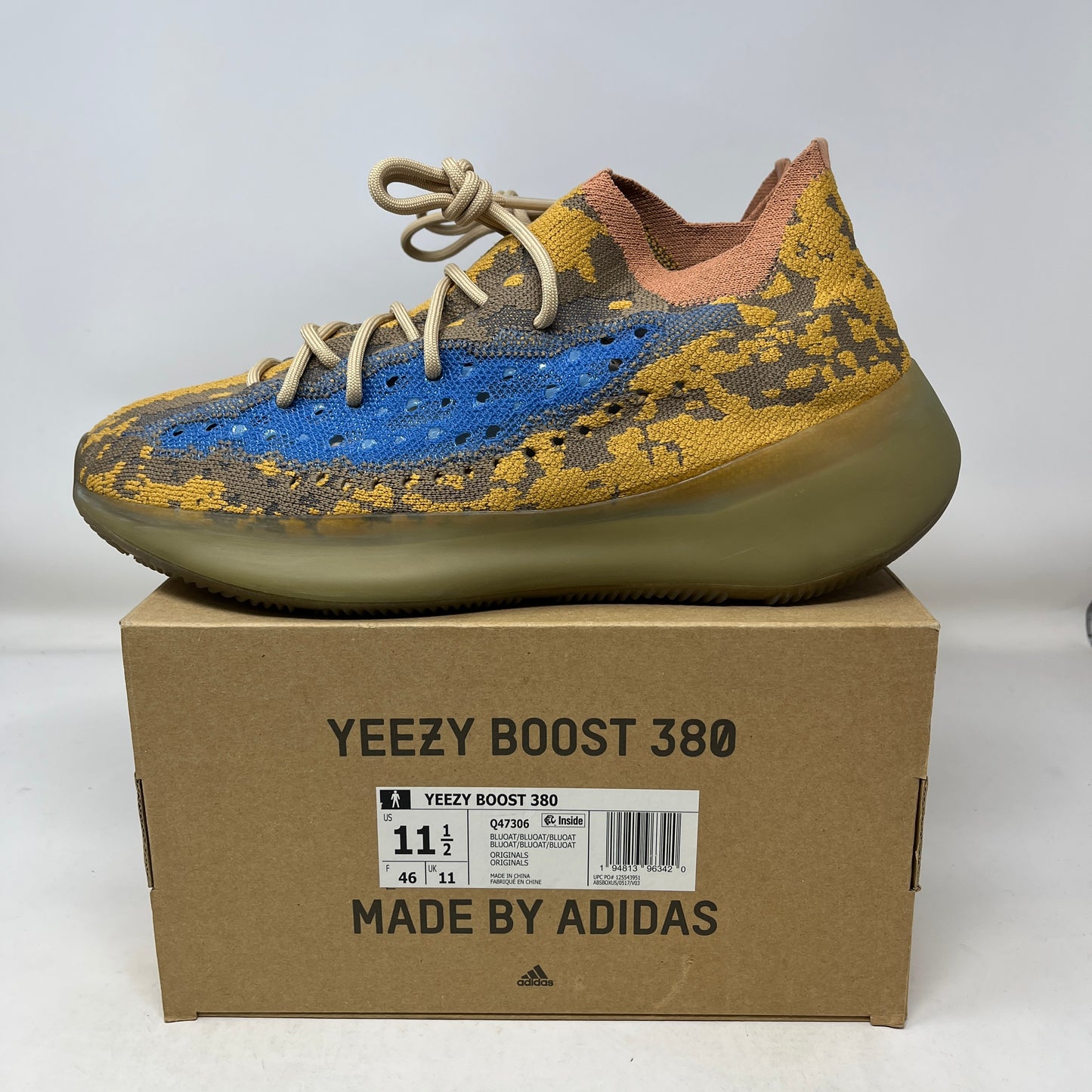 adidas Yeezy Boost 380 Blue Oat Used