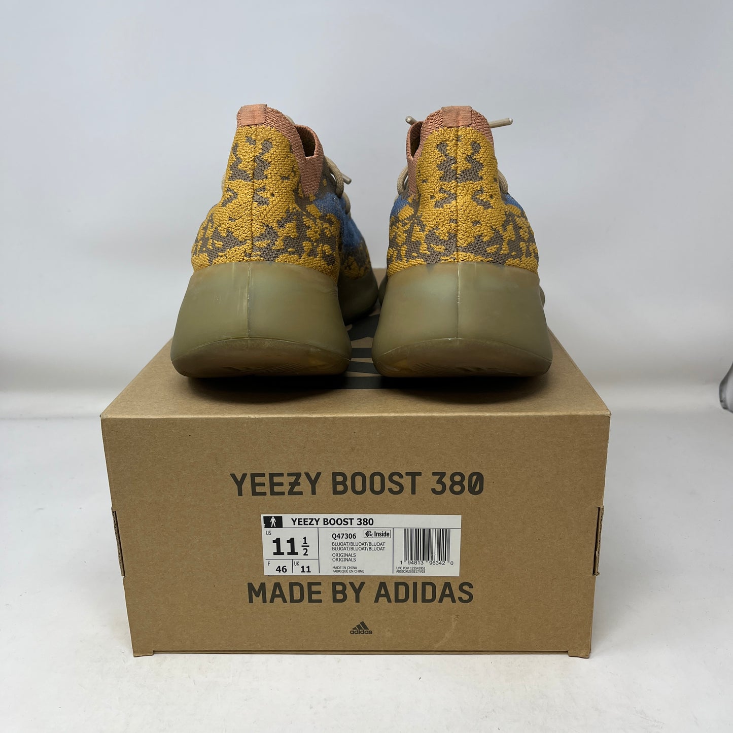 adidas Yeezy Boost 380 Blue Oat Used