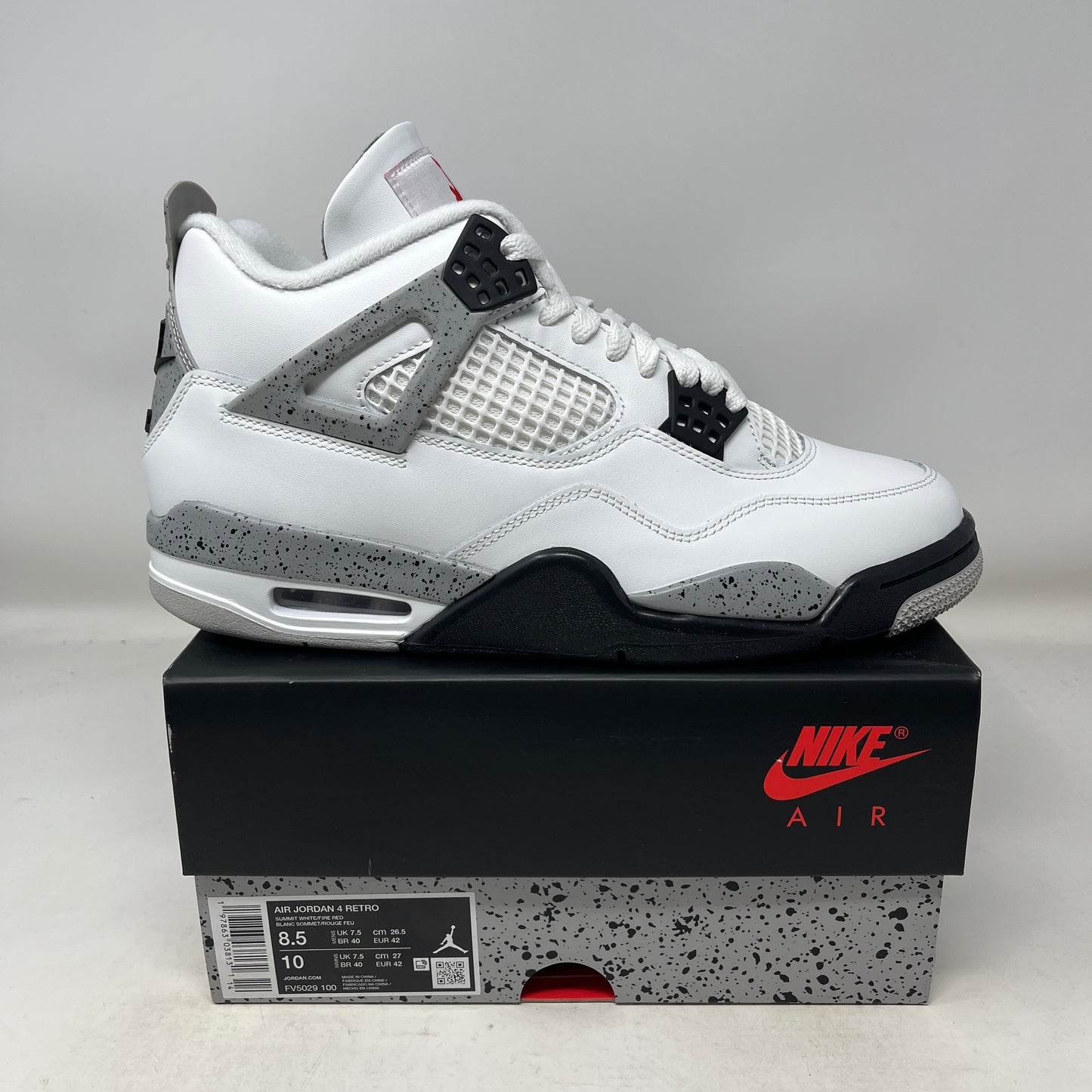 Jordan 4 Retro White Cement (2025)