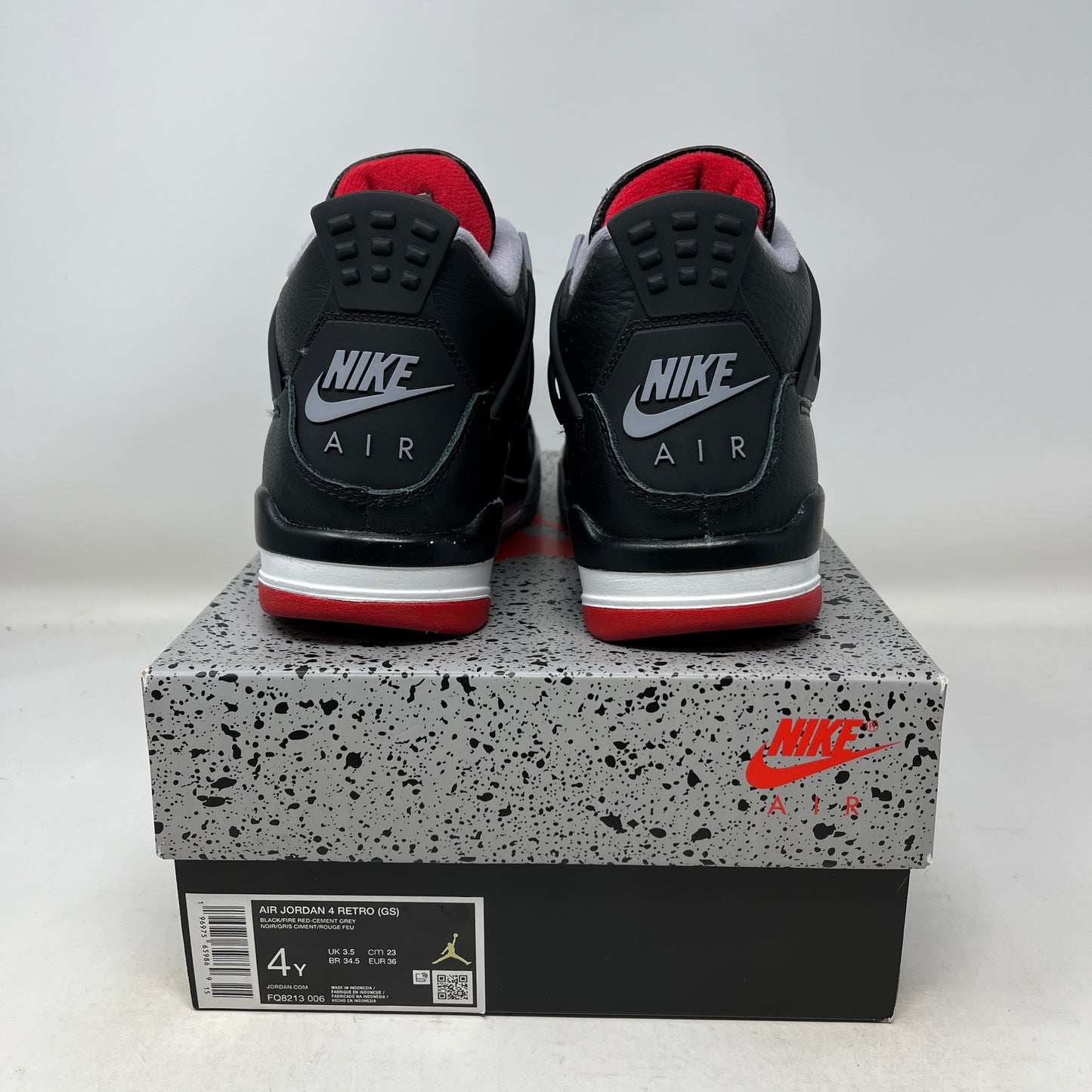 Jordan 4 Retro Bred Reimagined (GS) Used Size 4y