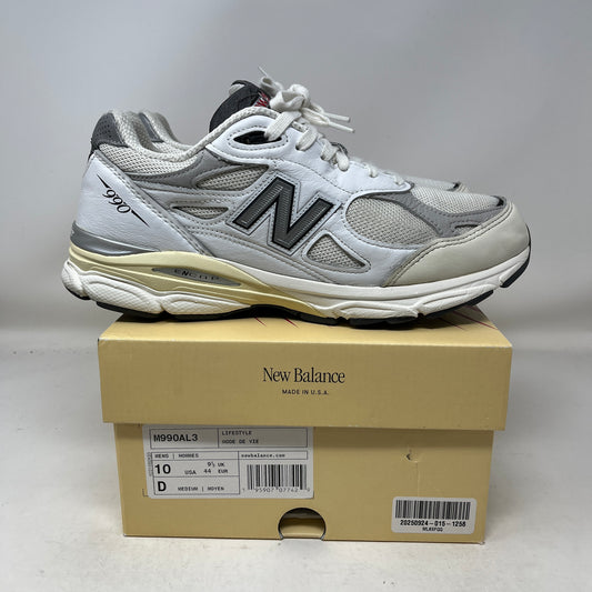 New Balance 990v3 MiUSA Teddy Santis Sea Salt Used