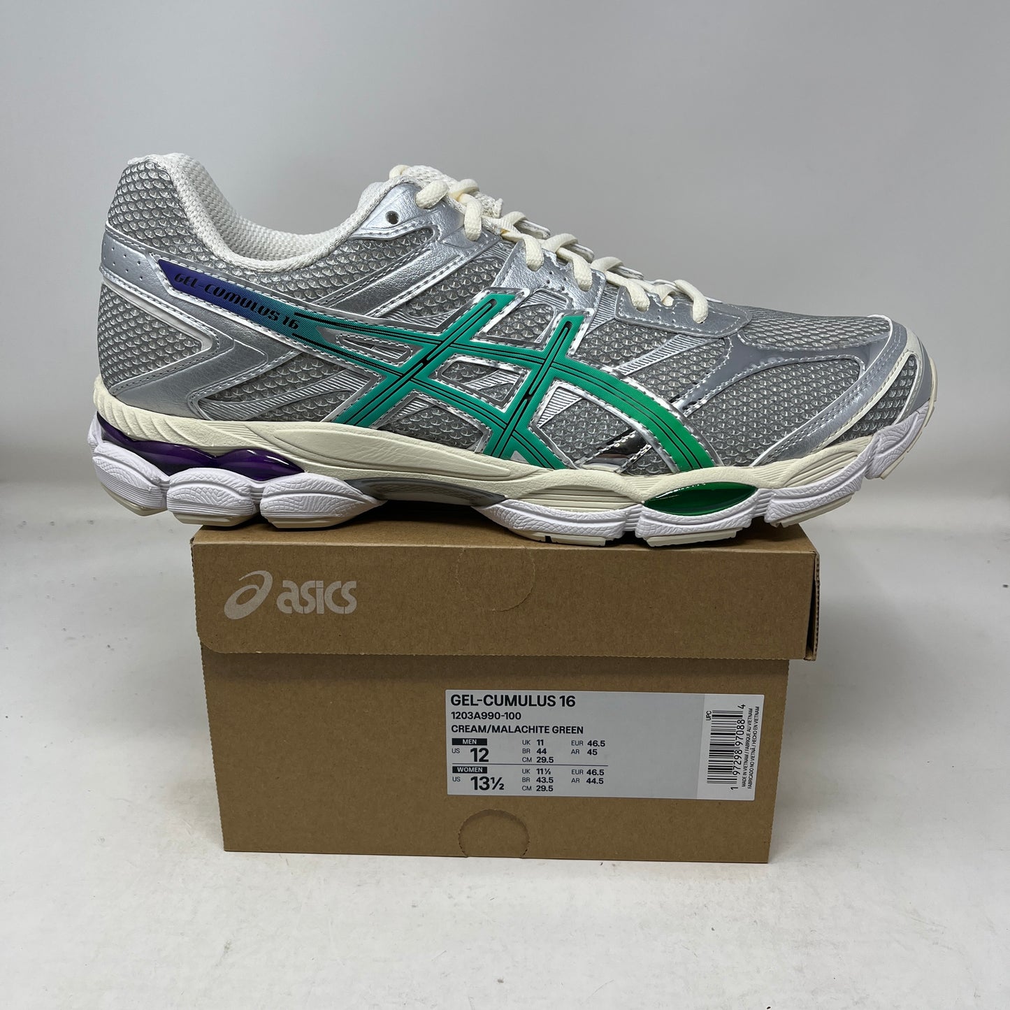 ASICS Gel-Cumulus 16 Tomo Summit Exclusive Cream Malachite Green