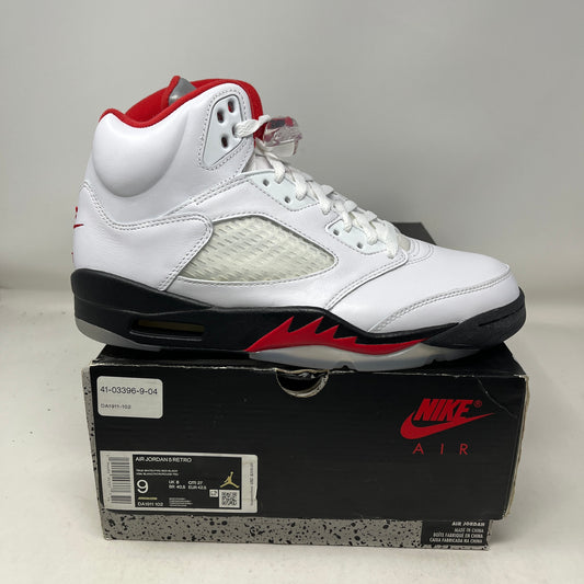 Jordan 5 Retro Fire Red Silver Tongue (2020)