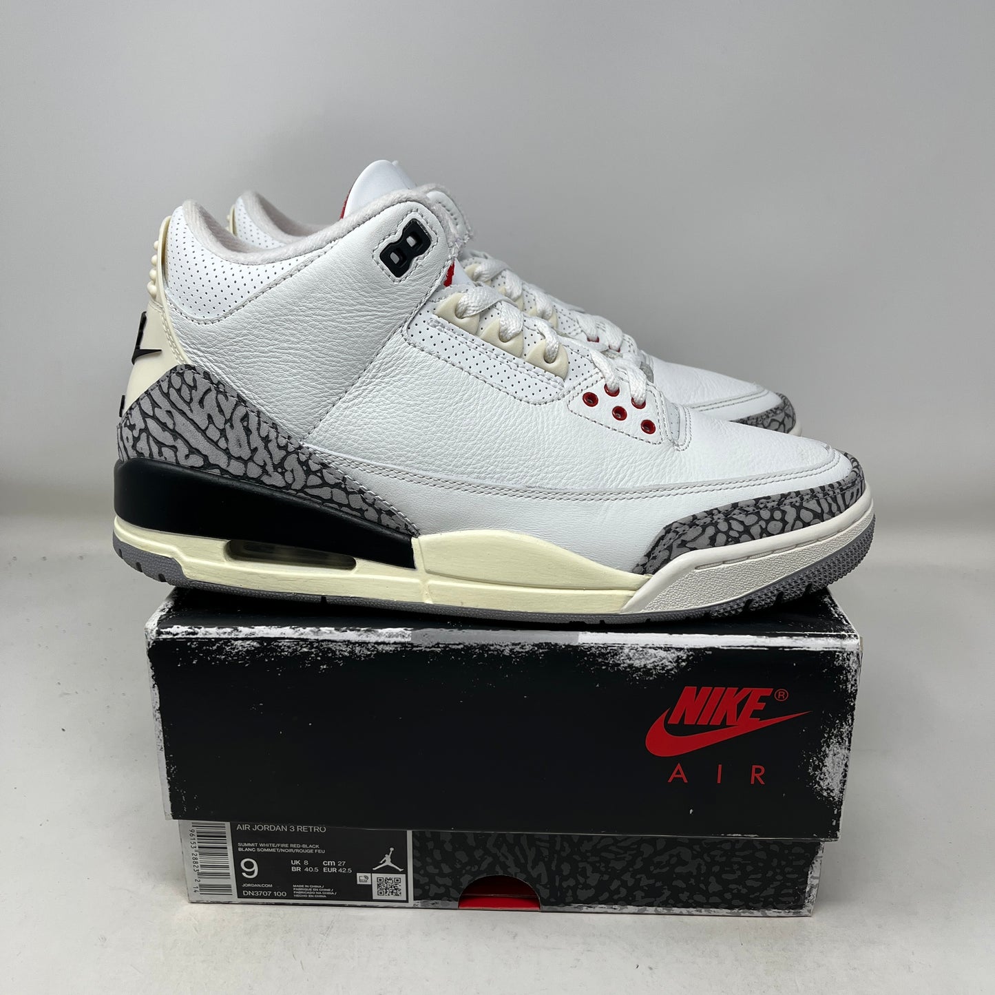 Jordan 3 Retro White Cement Reimagined Used