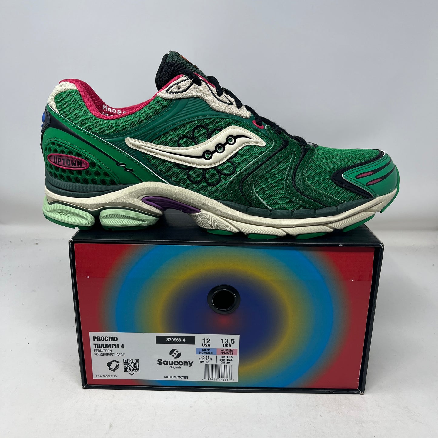 Saucony ProGrid Triumph 4 Jae Tips Flowers Grow Uptown Sugar Maple
