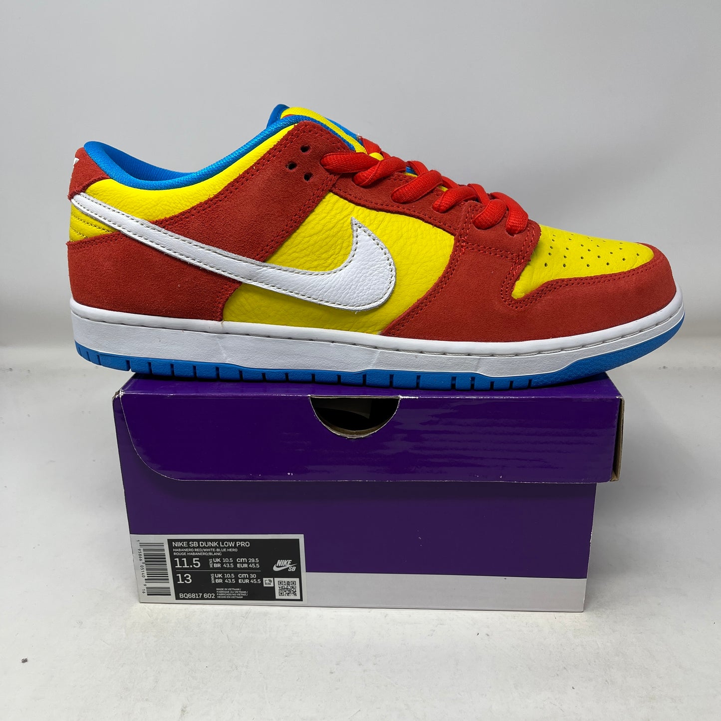 Nike SB Dunk Low Pro Bart Simpson