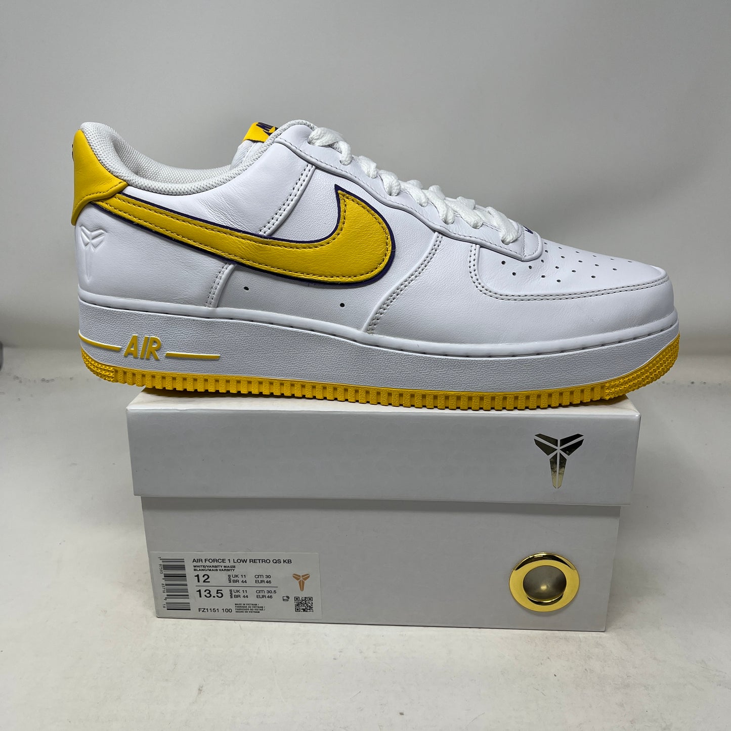 Nike Air Force 1 Low Retro QS Kobe Bryant Lakers Home