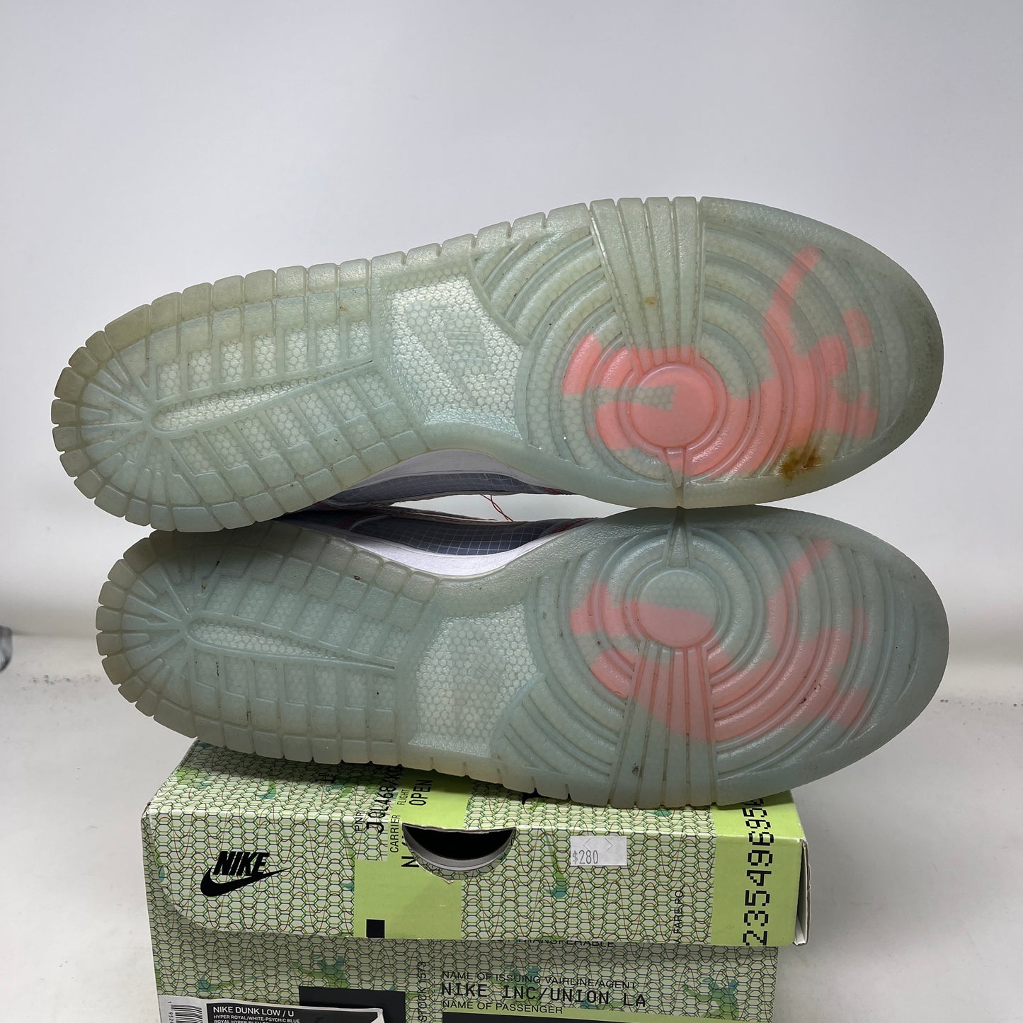 Nike Dunk Low Union Passport Pack Argon Used