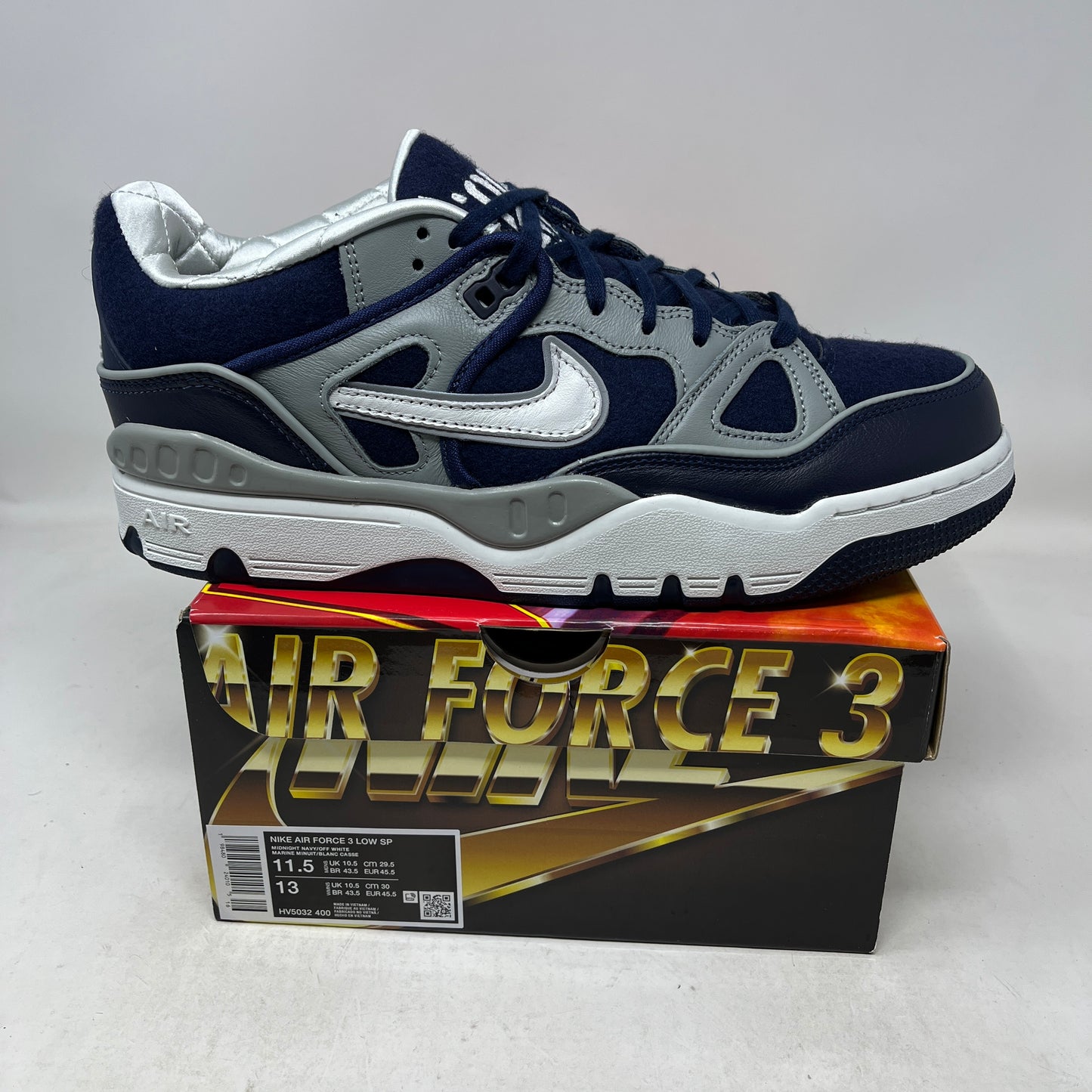 Nike Air Force 3 Low SP Nigo College Pack Midnight Navy
