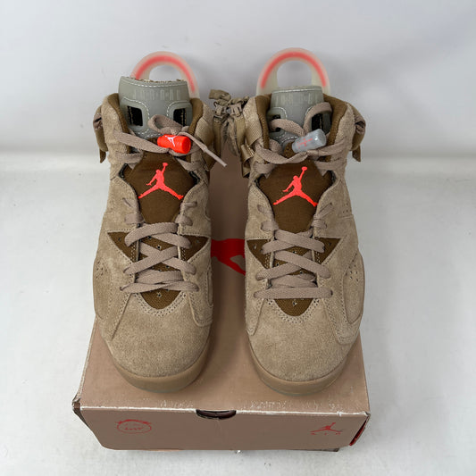 Jordan 6 Retro Travis Scott British Khaki (Tried On)