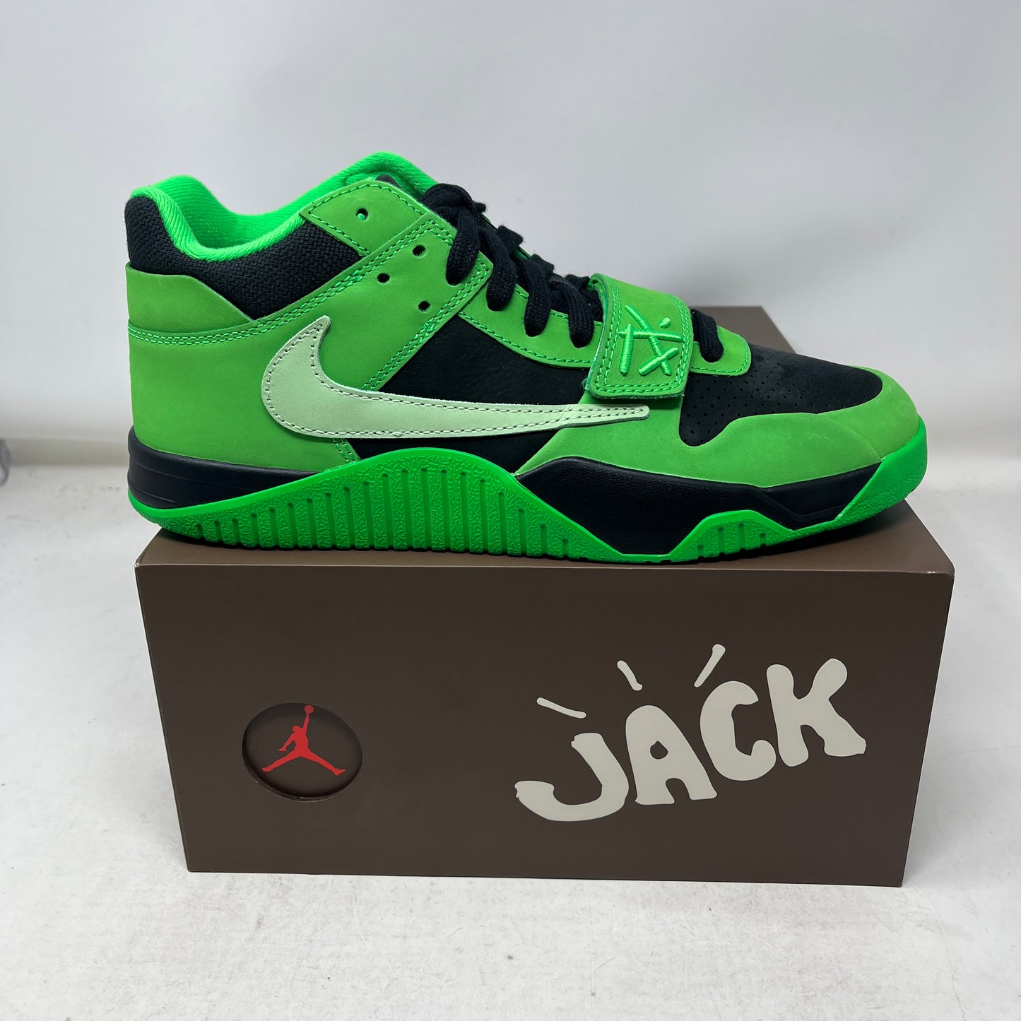 Jordan CJ1 T-Rexx Travis Scott Green Spark