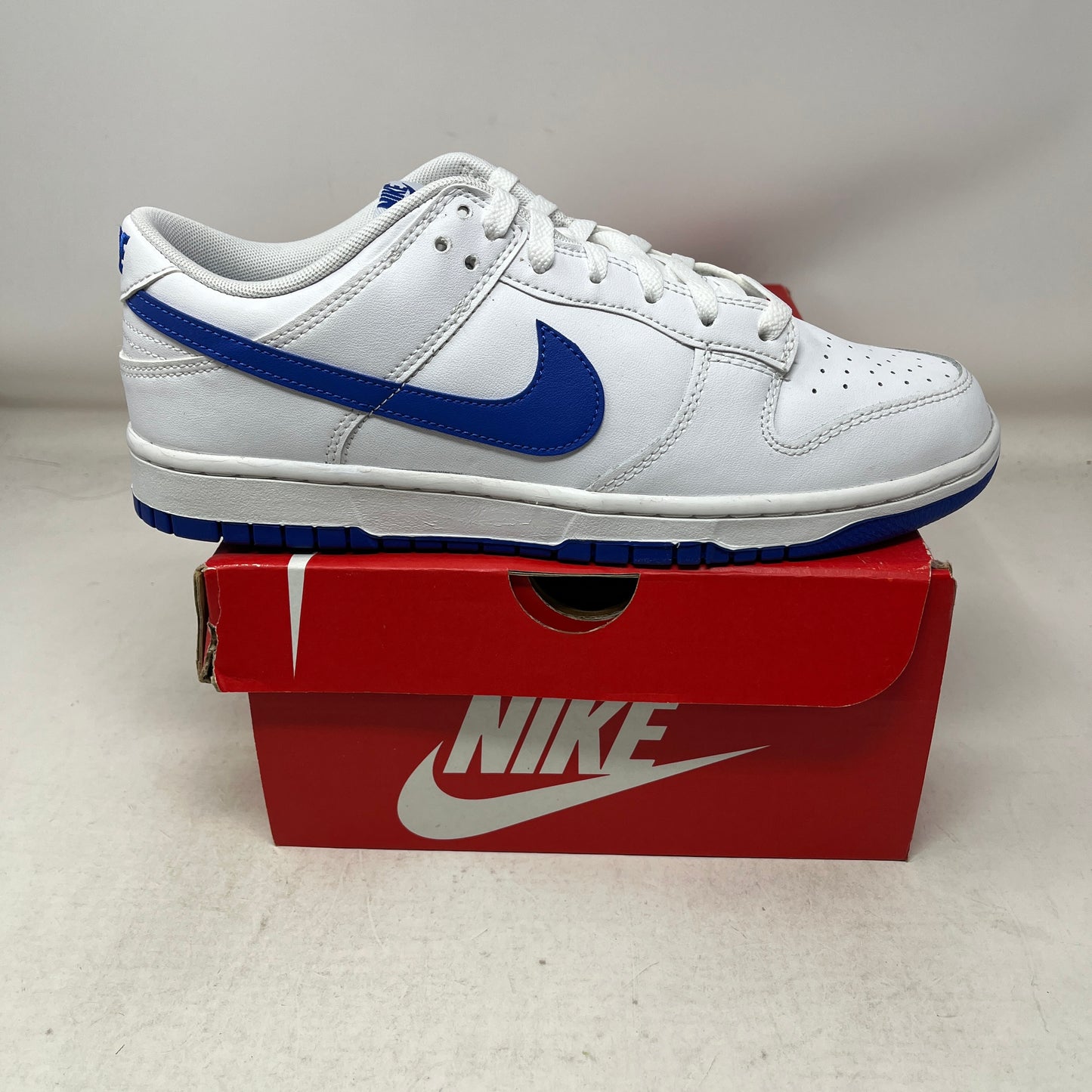Nike Dunk Low White Hyper Royal