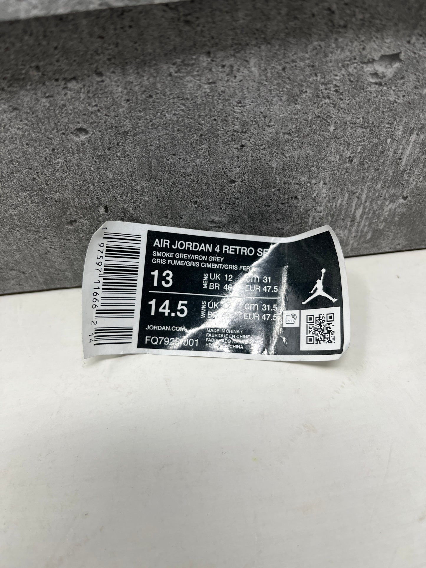 Jordan 4 Retro SE Paris Olympics Wet Cement