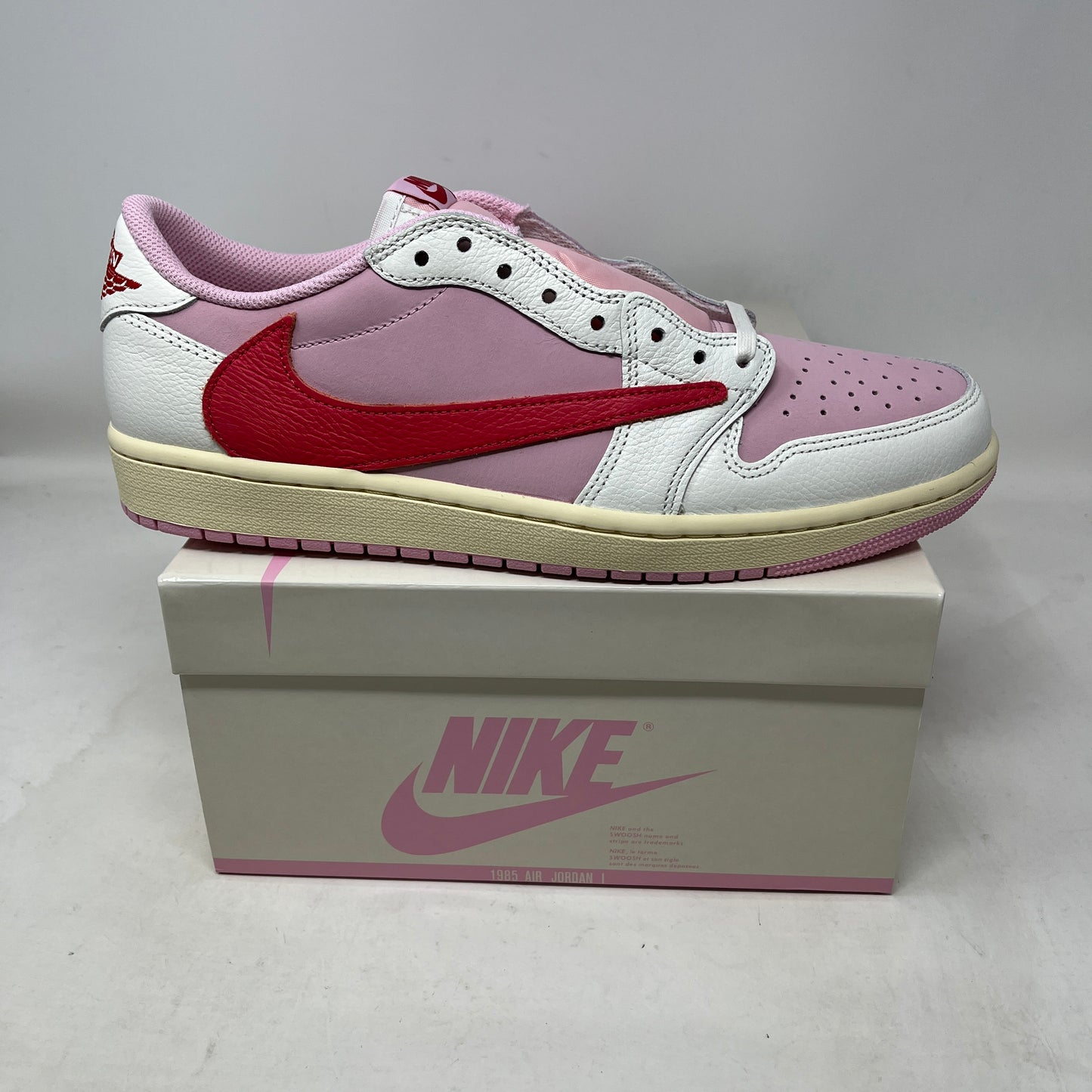 Jordan 1 Retro Low OG SP Travis Scott Sail Tropical Pink