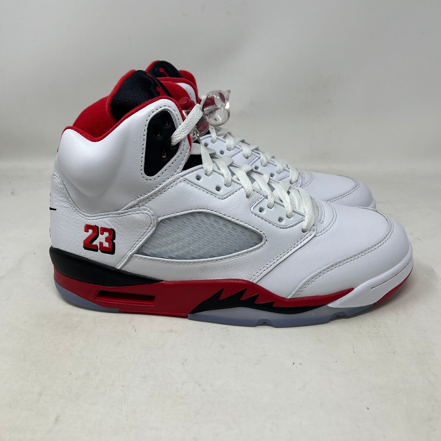 Jordan 5 Retro Fire Red Black Tongue (2025) (No Box)