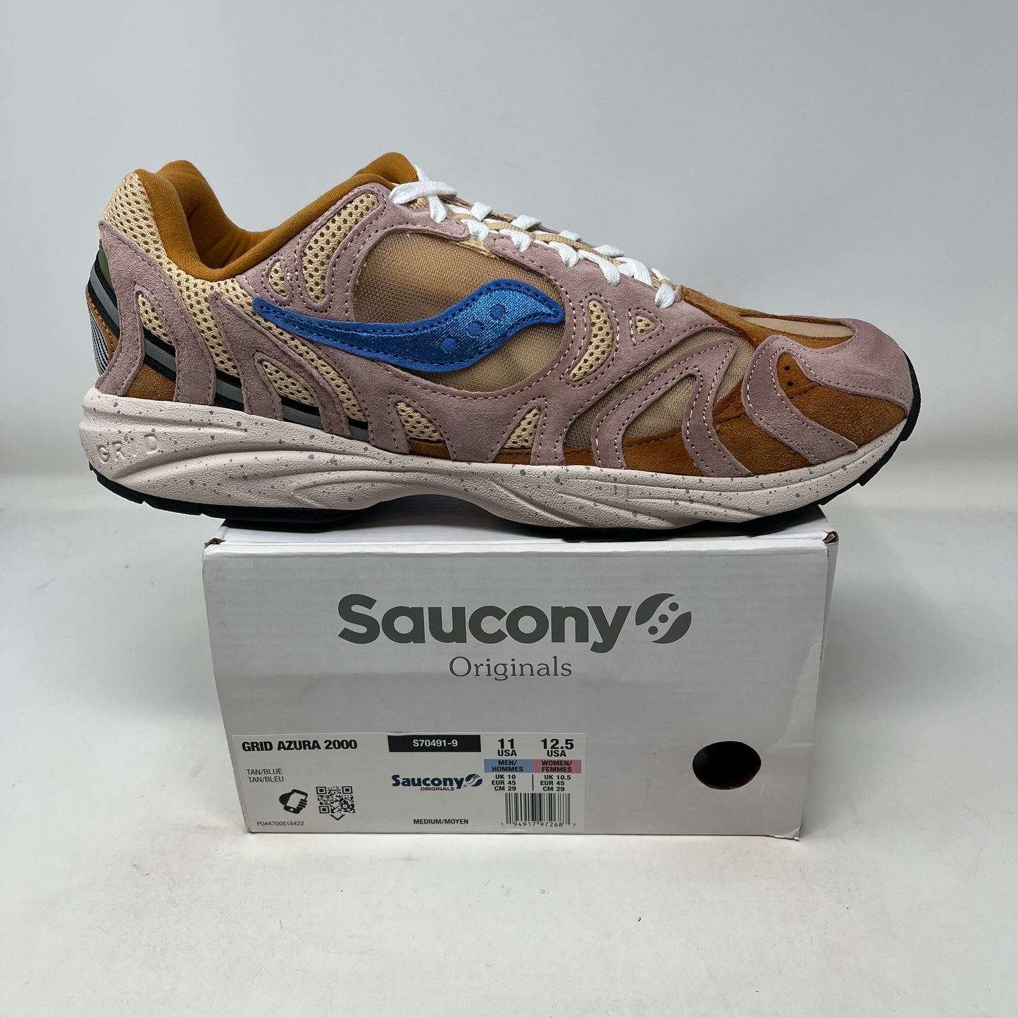 Saucony Grid Azura 2000 Tan/Blue
