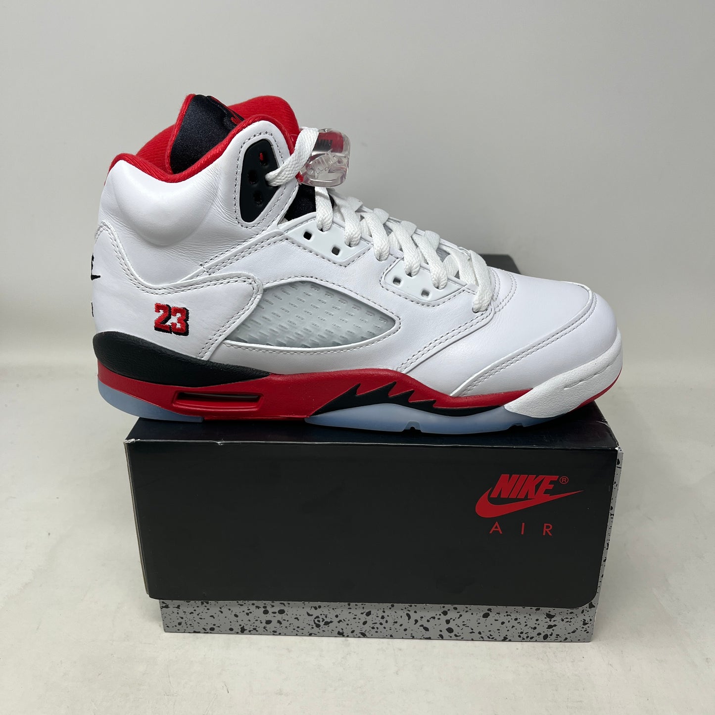 Jordan 5 Retro Fire Red Black Tongue (2025) (GS)