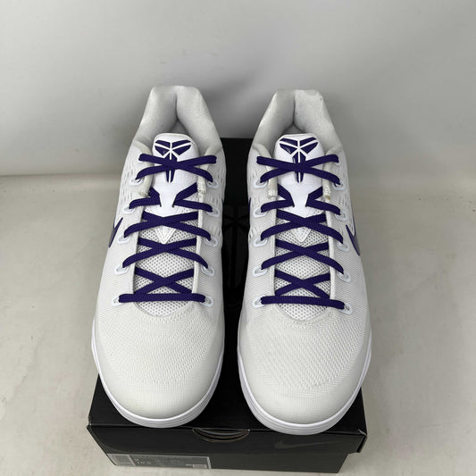Nike Kobe 9 Elite Low EM Protro White Court Purple Used
