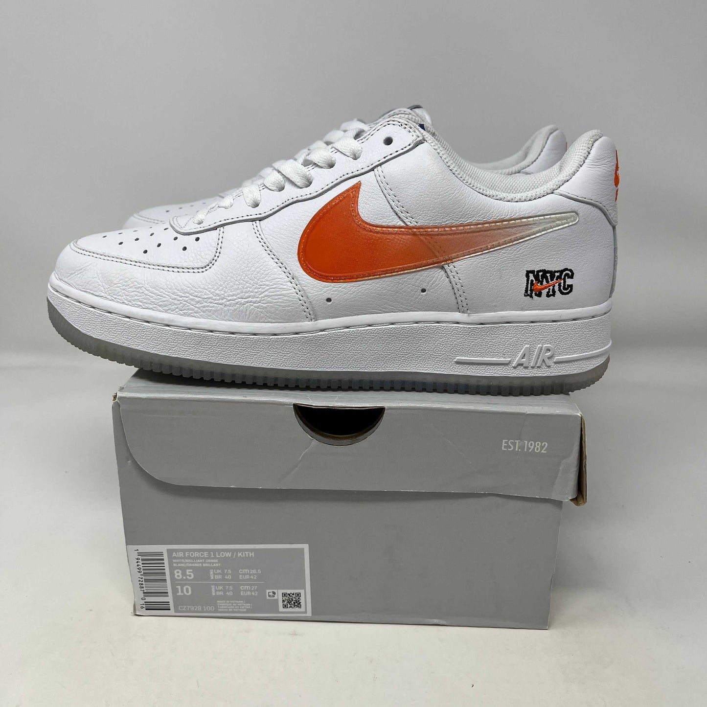 Nike Air Force 1 Low Kith Knicks Home Used