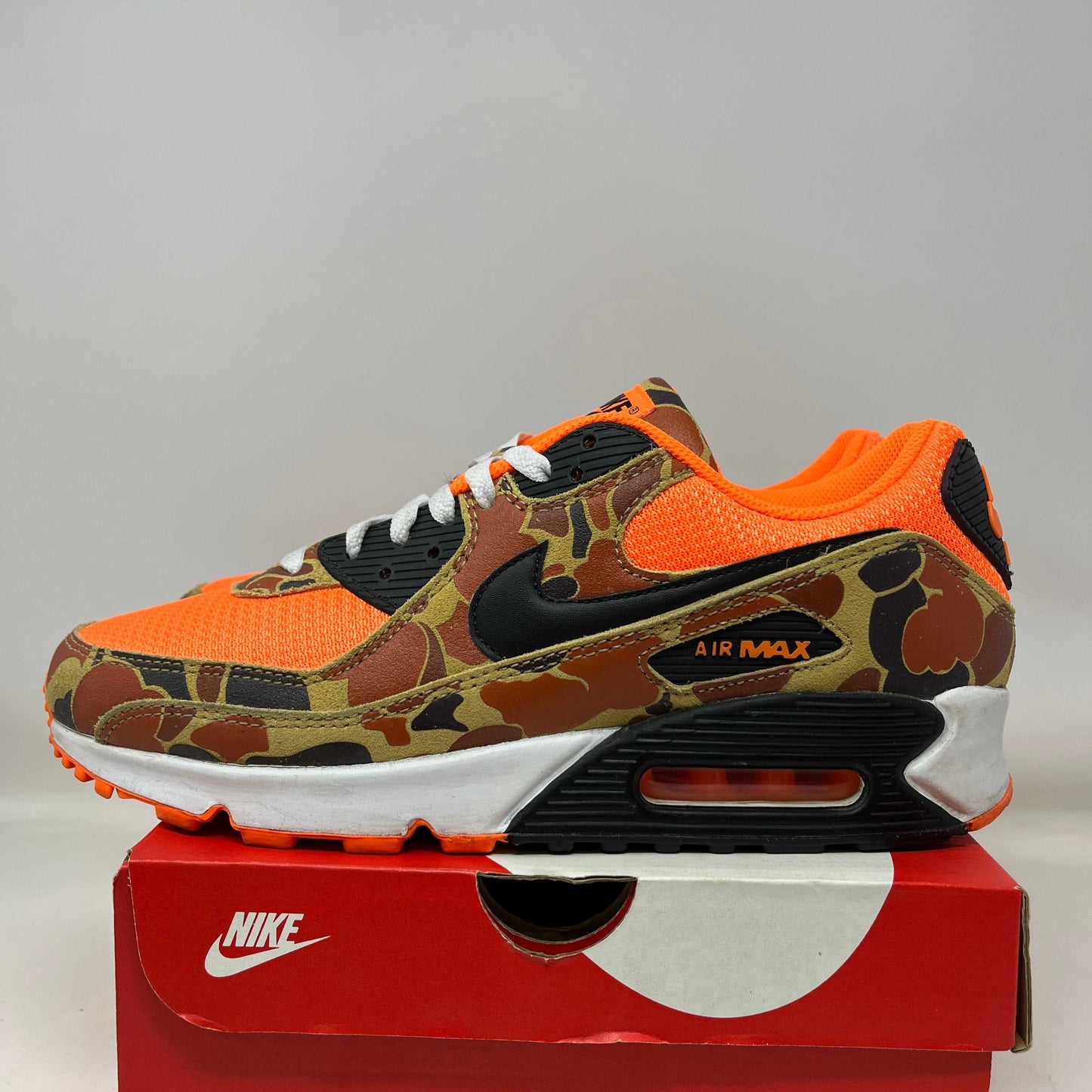 Nike Air Max 90 Duck Camo Orange Used
