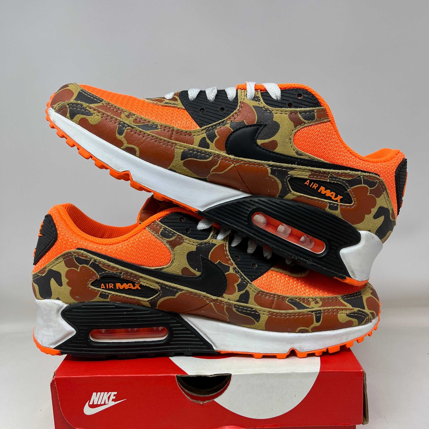 Nike Air Max 90 Duck Camo Orange Used