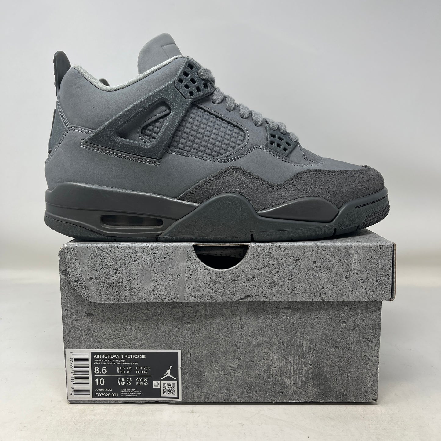 Jordan 4 Retro SE Paris Olympics Wet Cement (Used)