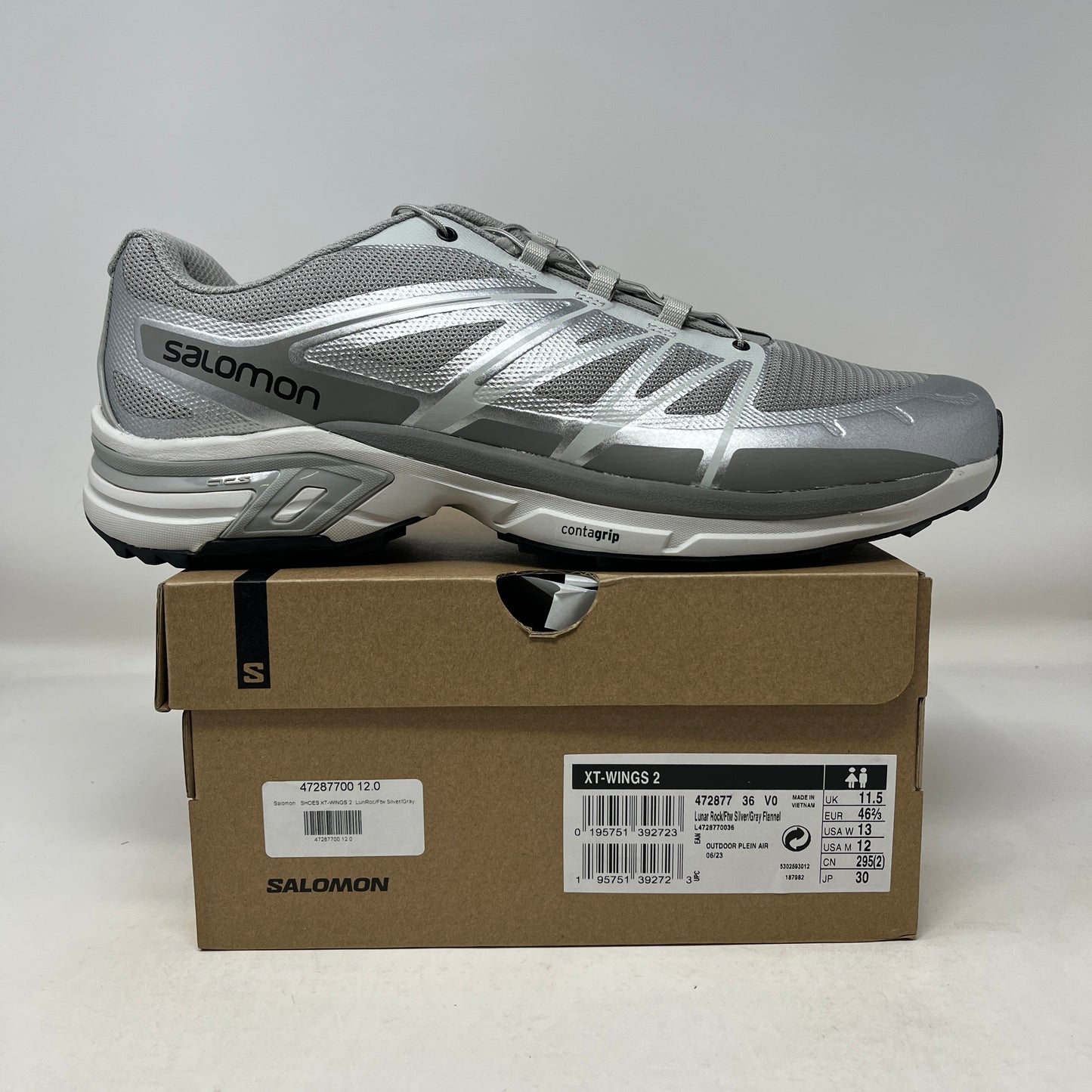 Salomon XT-Wings 2 'Lunar Rock Grey Flannel'