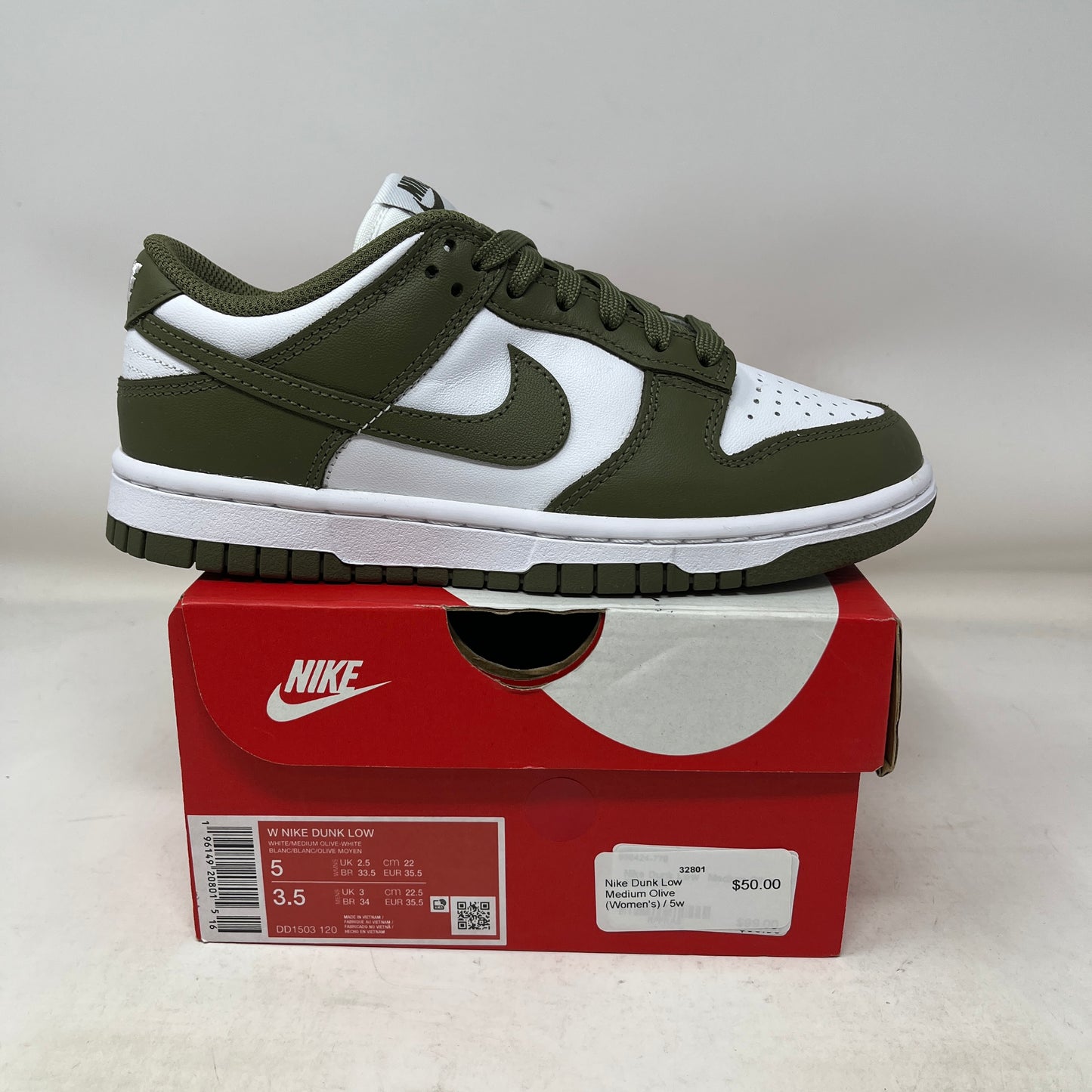 Nike Dunk Low Medium Olive (Women's)