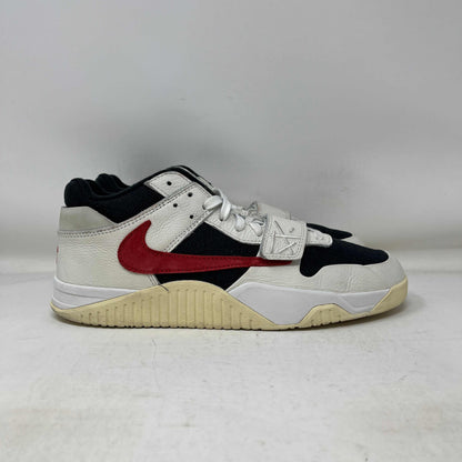 Used Jordan Jumpman Jack TR Travis Scott University Red sneaker without box side view