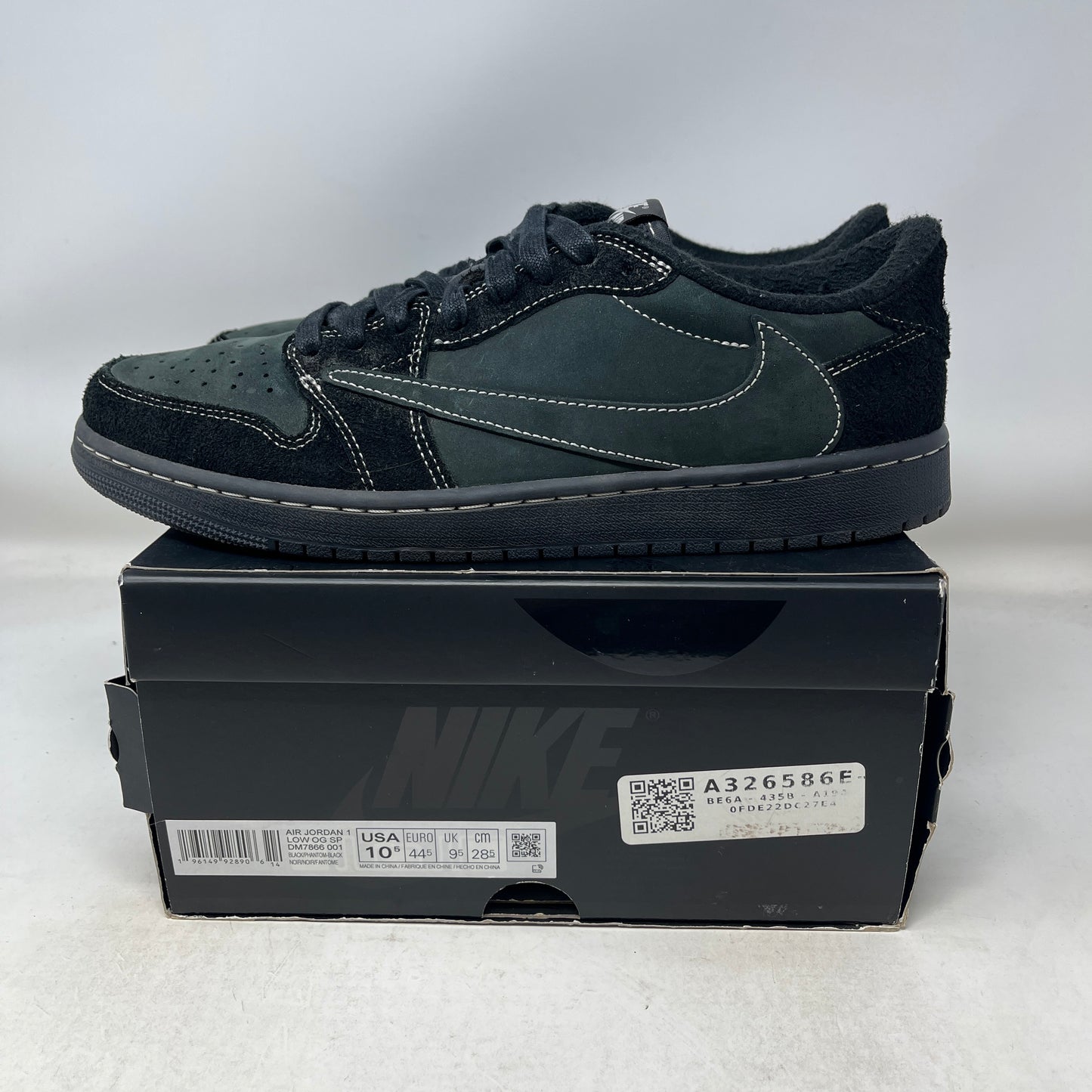 Jordan 1 Retro Low OG SP Travis Scott Black Phantom Used