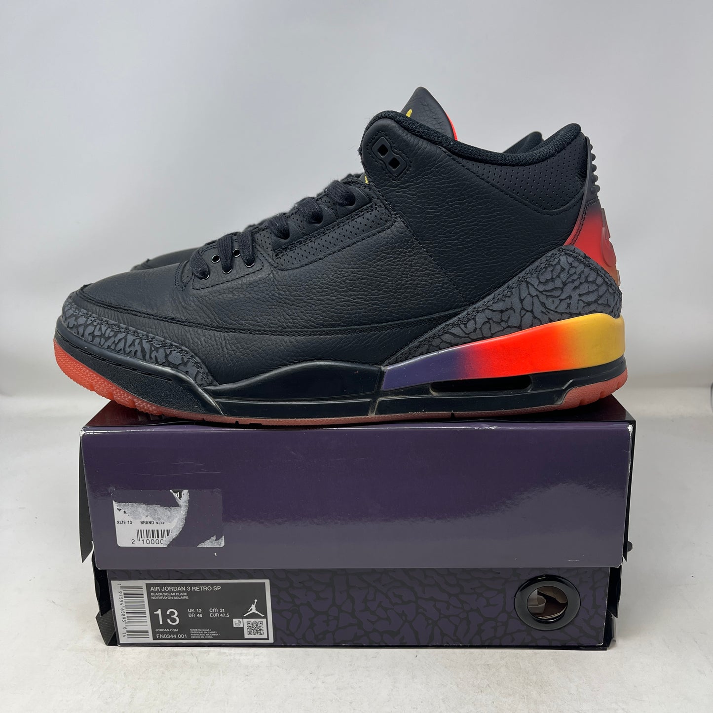 Jordan 3 Retro J Balvin Rio Used