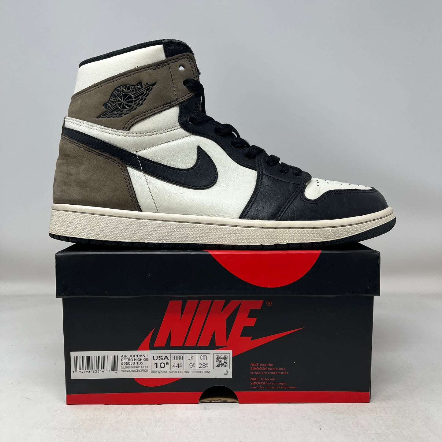 Jordan 1 Retro High Dark Mocha Used