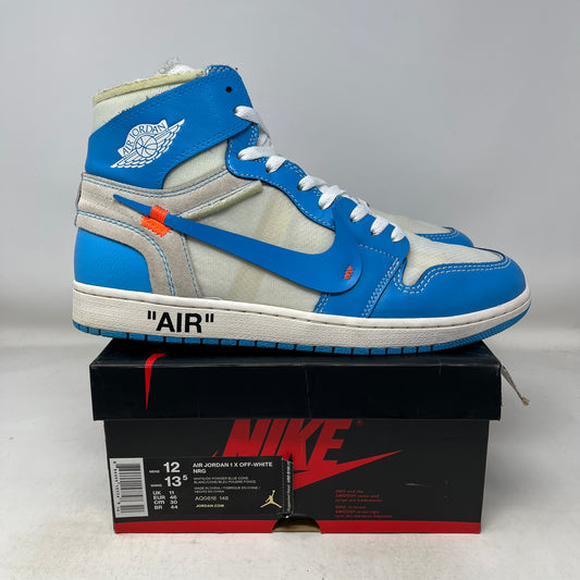 Jordan 1 Retro High Off-White University Blue Used
