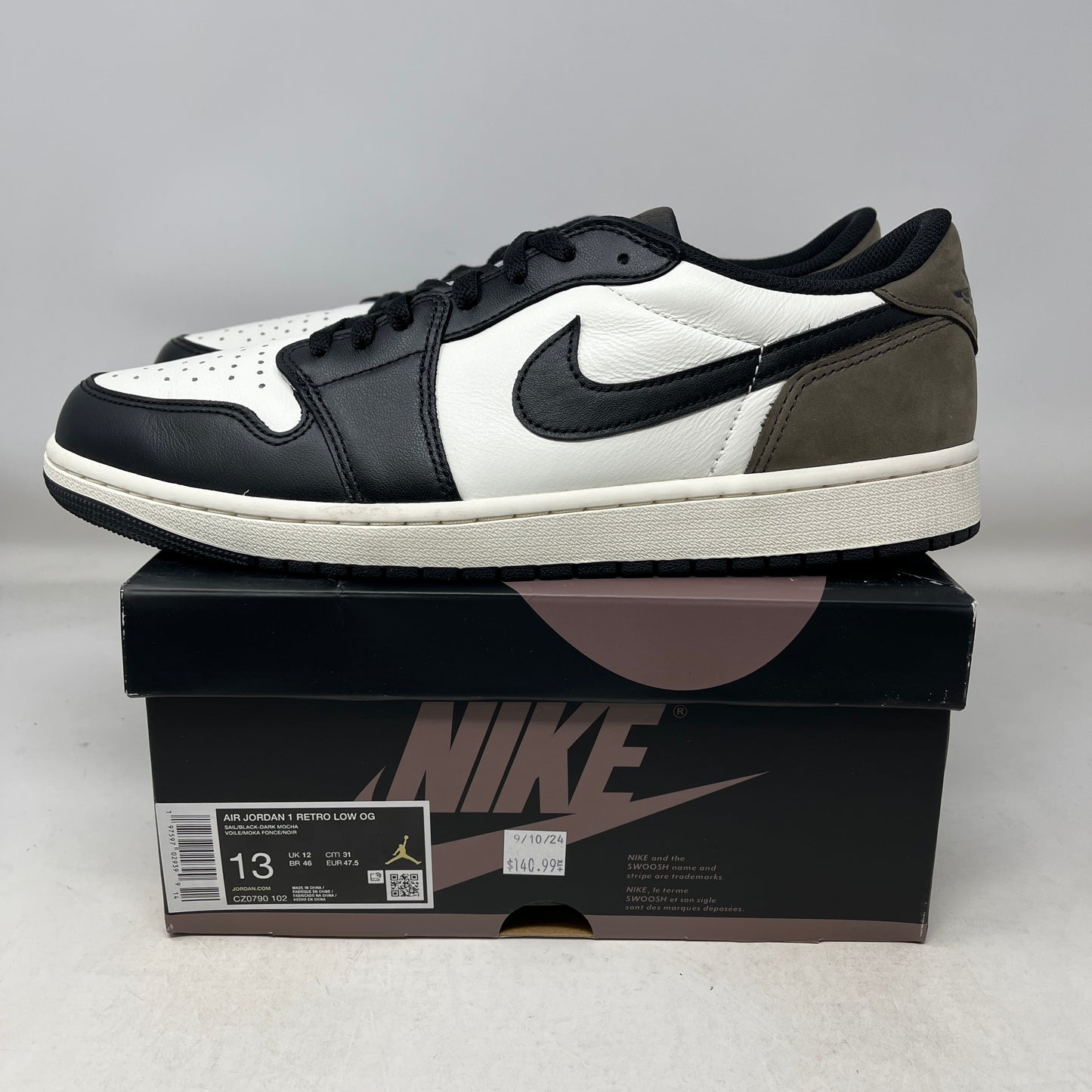 Jordan 1 Retro Low OG Mocha Used