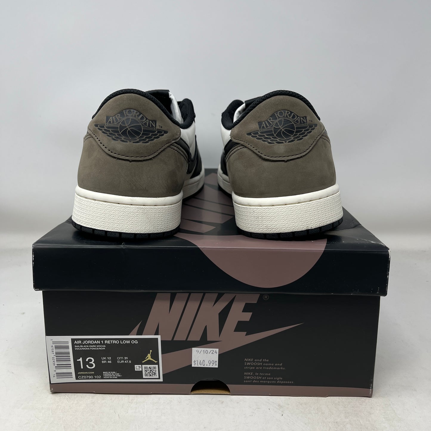 Jordan 1 Retro Low OG Mocha Used