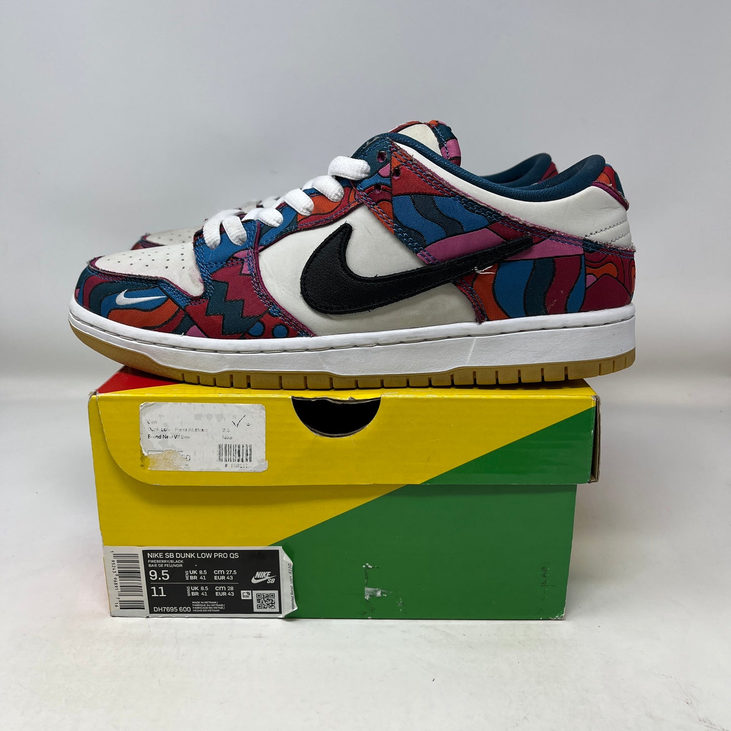Nike SB Dunk Low Pro Parra Abstract Art (2021) (Used)