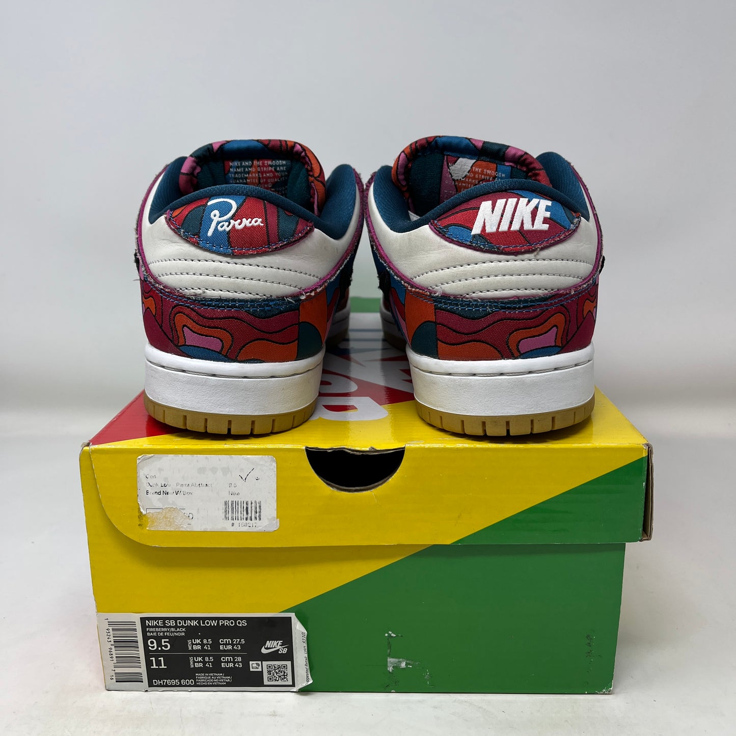 Nike SB Dunk Low Pro Parra Abstract Art (2021) (Used)