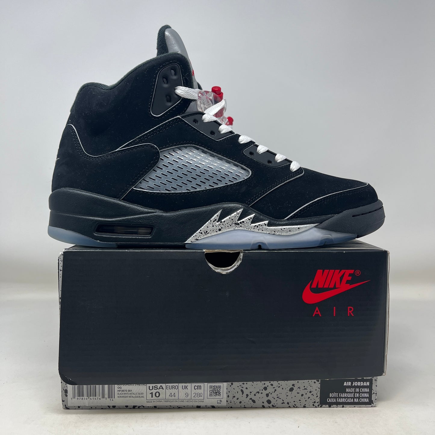 Jordan 5 Retro OG Black Metallic Reimagined *Used*
