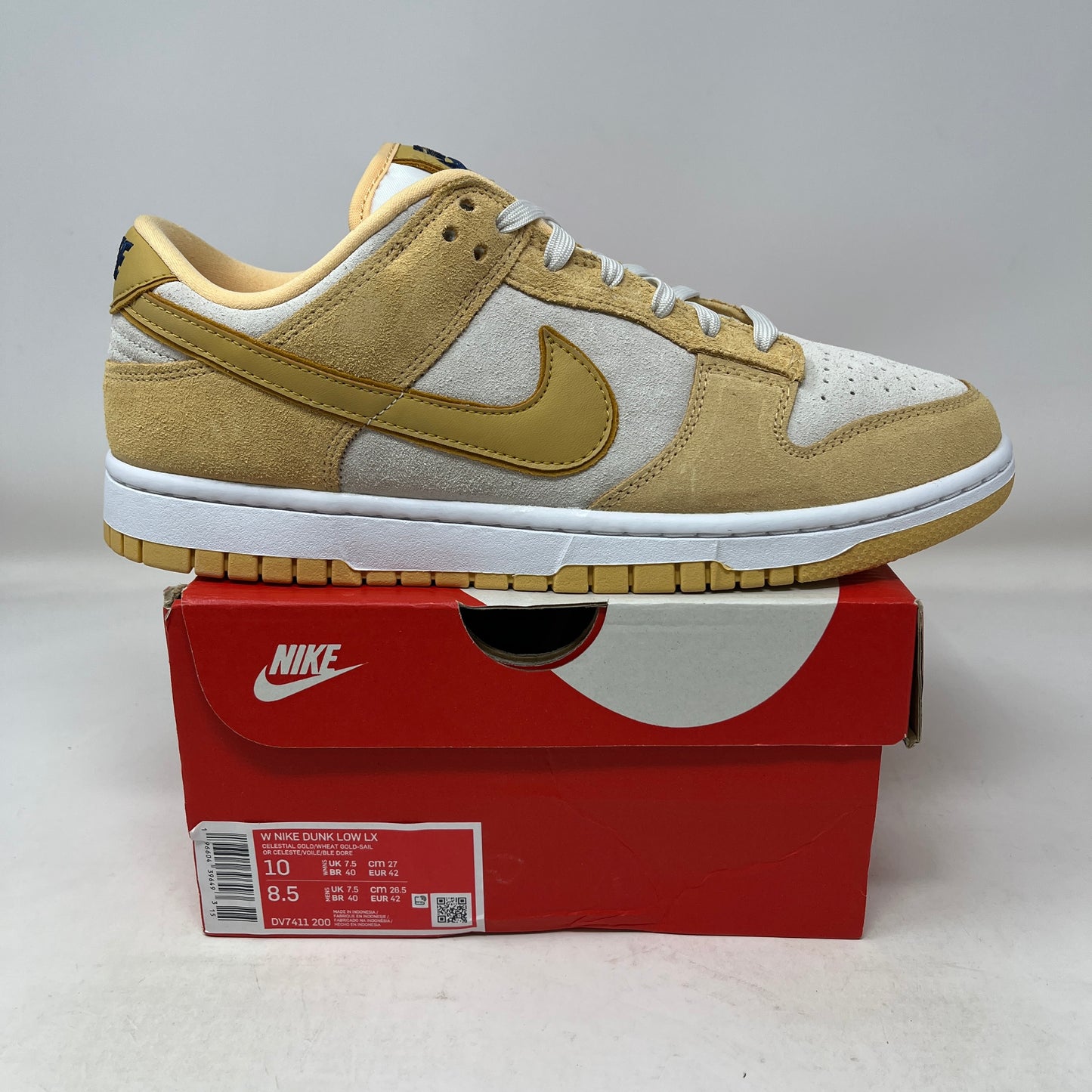Nike Dunk Low Celestial Gold Suede (Women's)
