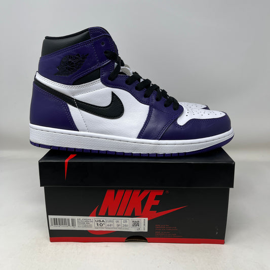 Jordan 1 Retro High Court Purple White Used