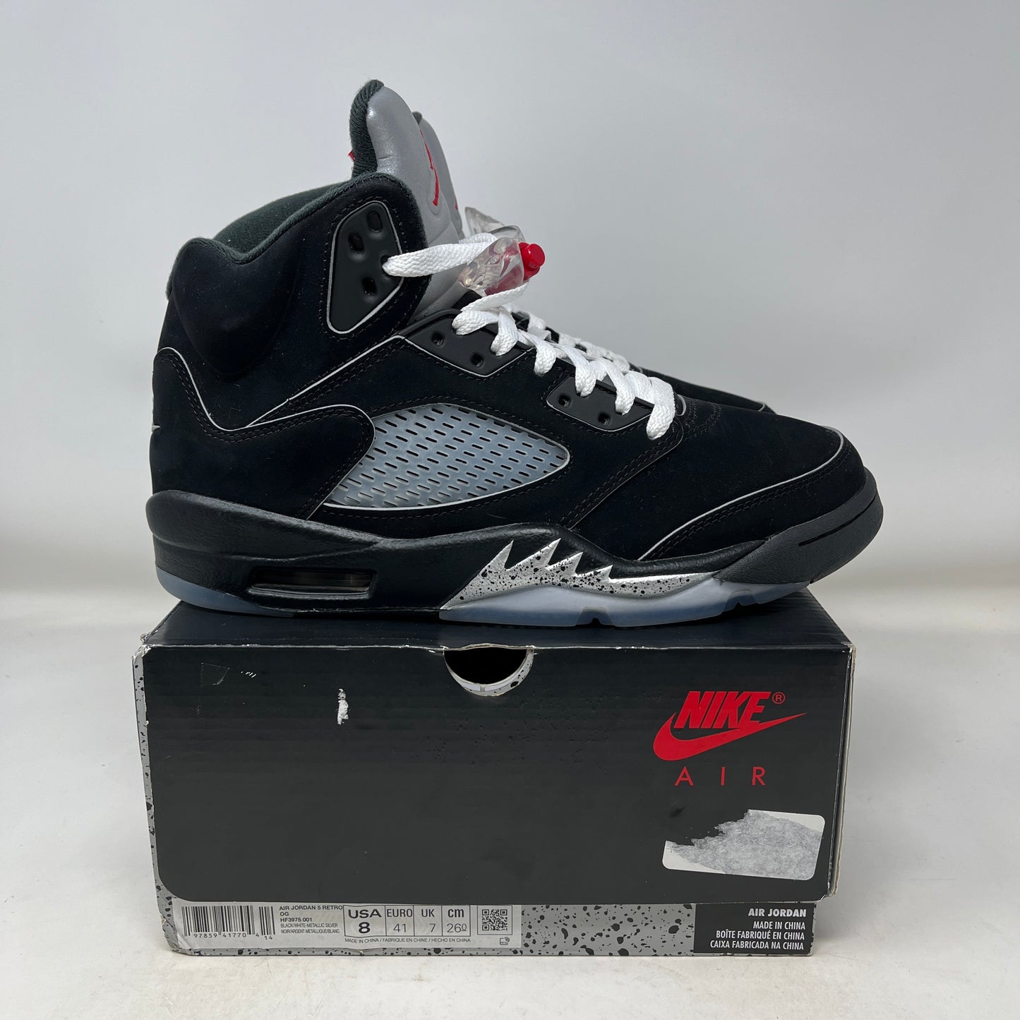 Jordan 5 Retro OG Black Metallic Reimagined Used