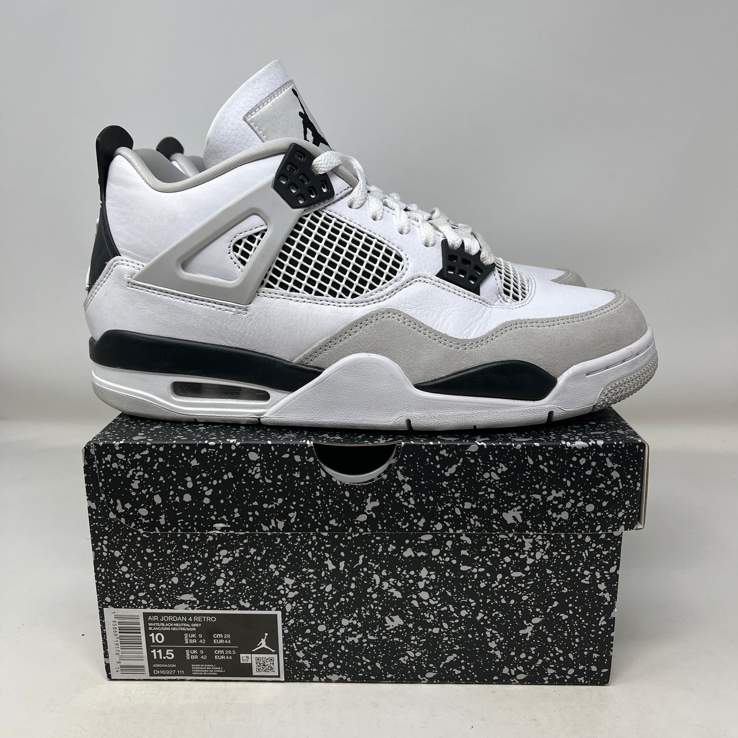 Jordan 4 Retro Military Black Used