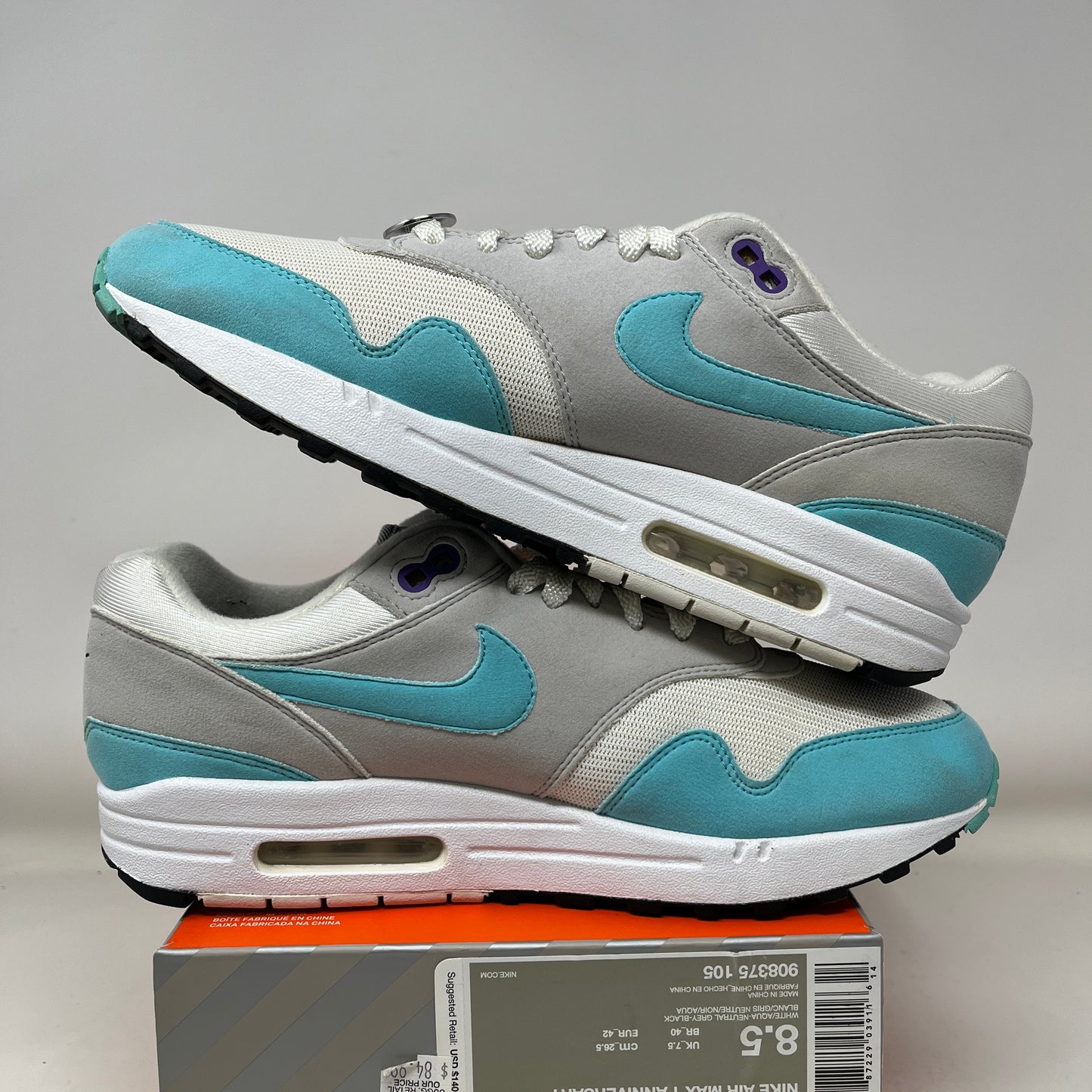 Nike Air Max 1 Anniversary Aqua Used