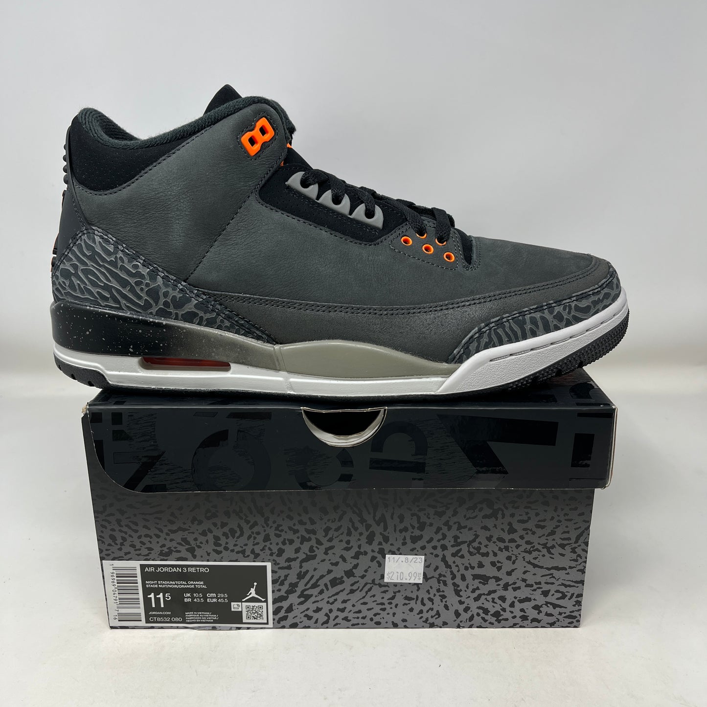 Jordan 3 Retro Fear Pack (2023)