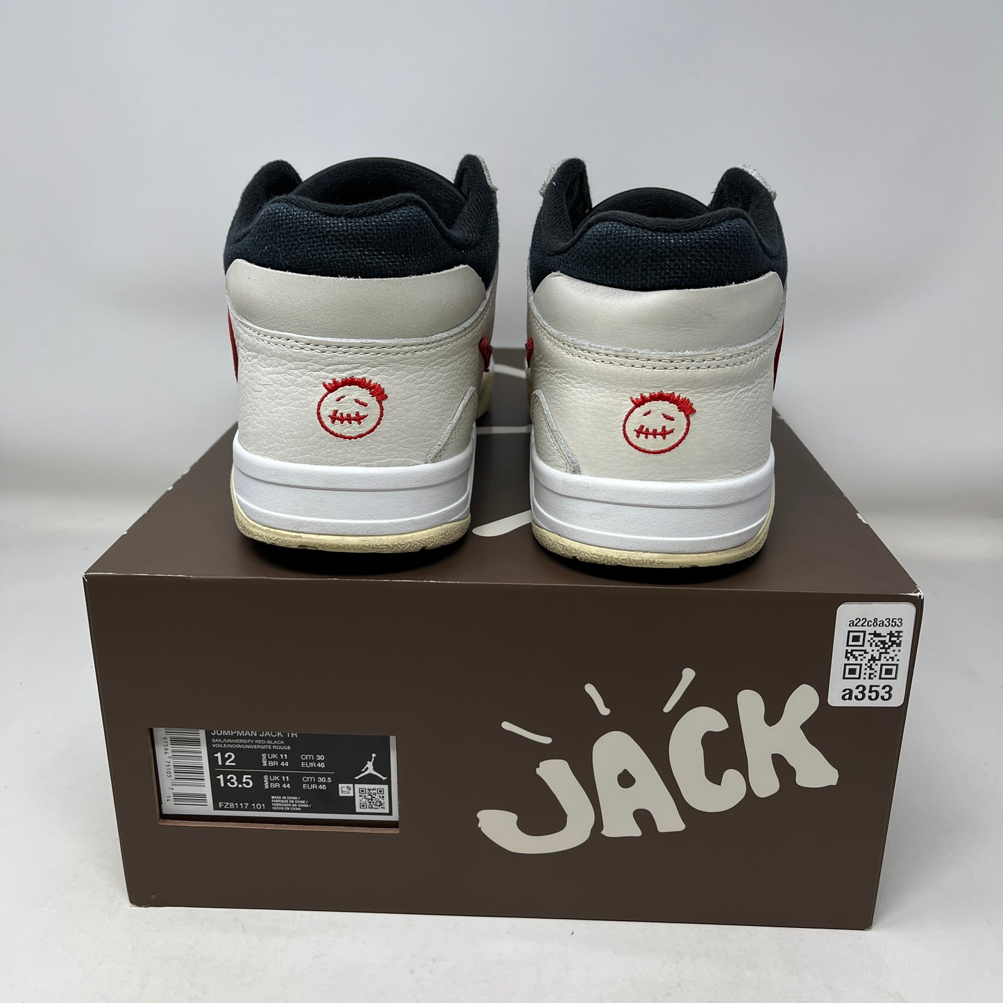 Jordan Jumpman Jack TR Travis Scott University Red Used