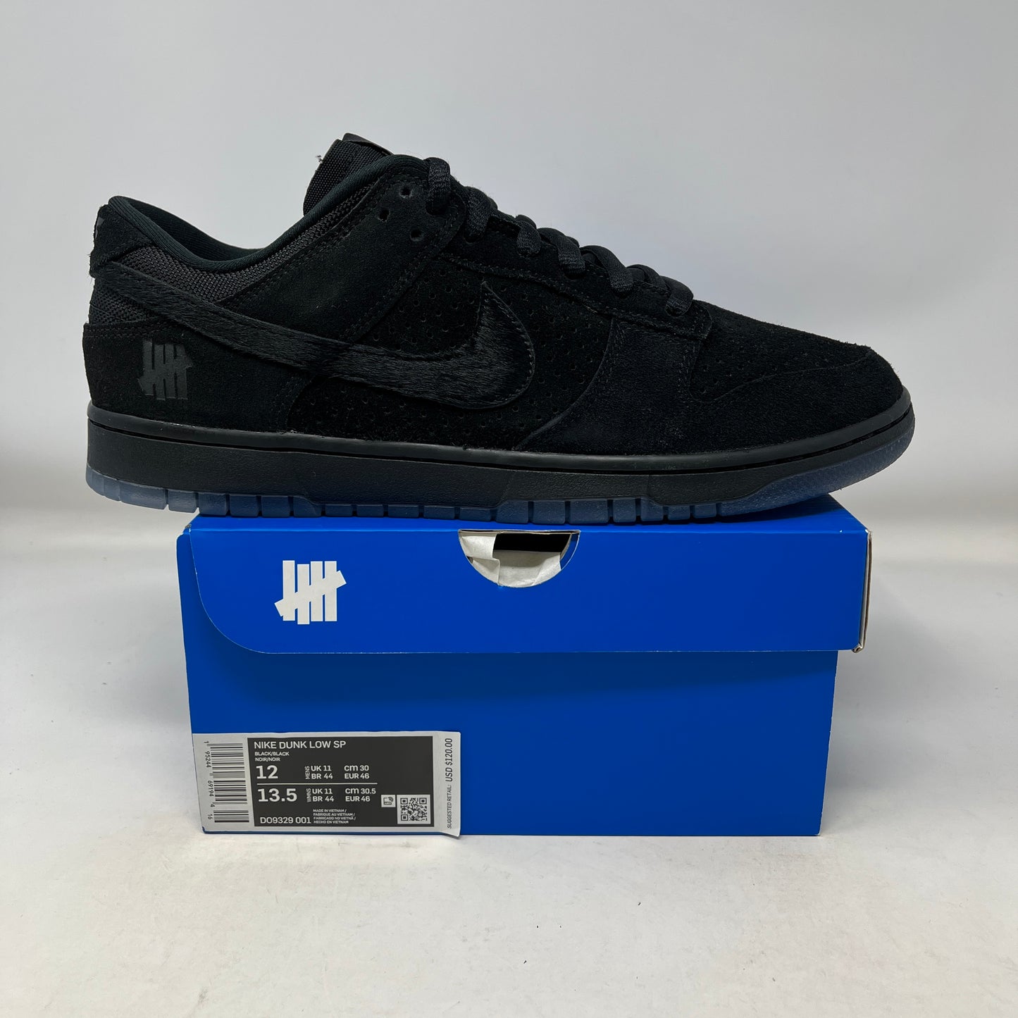 Nike Dunk Low SP Undefeated 5 On It Black